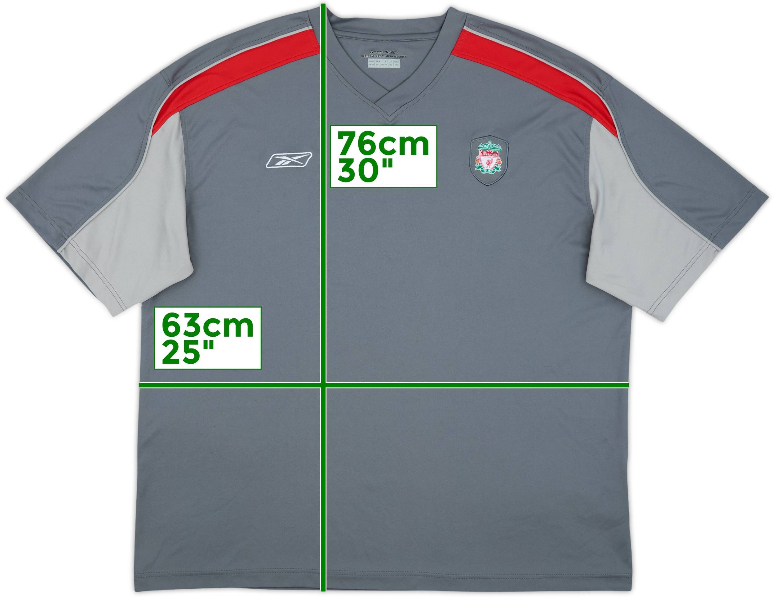 ウェア LIVERPOOL - 2004/2005 - () Reebok Liverpool 2004 2005 VNT Away Football Shirt Soccer