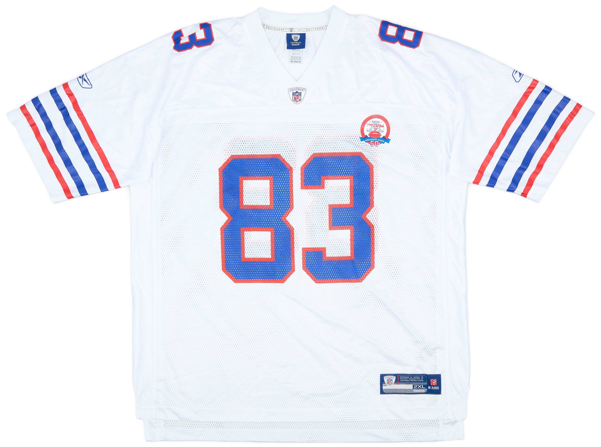 2009 Buffalo Bills Evans #83 Reebok On Field Alternate Jersey (Excellent) XXL