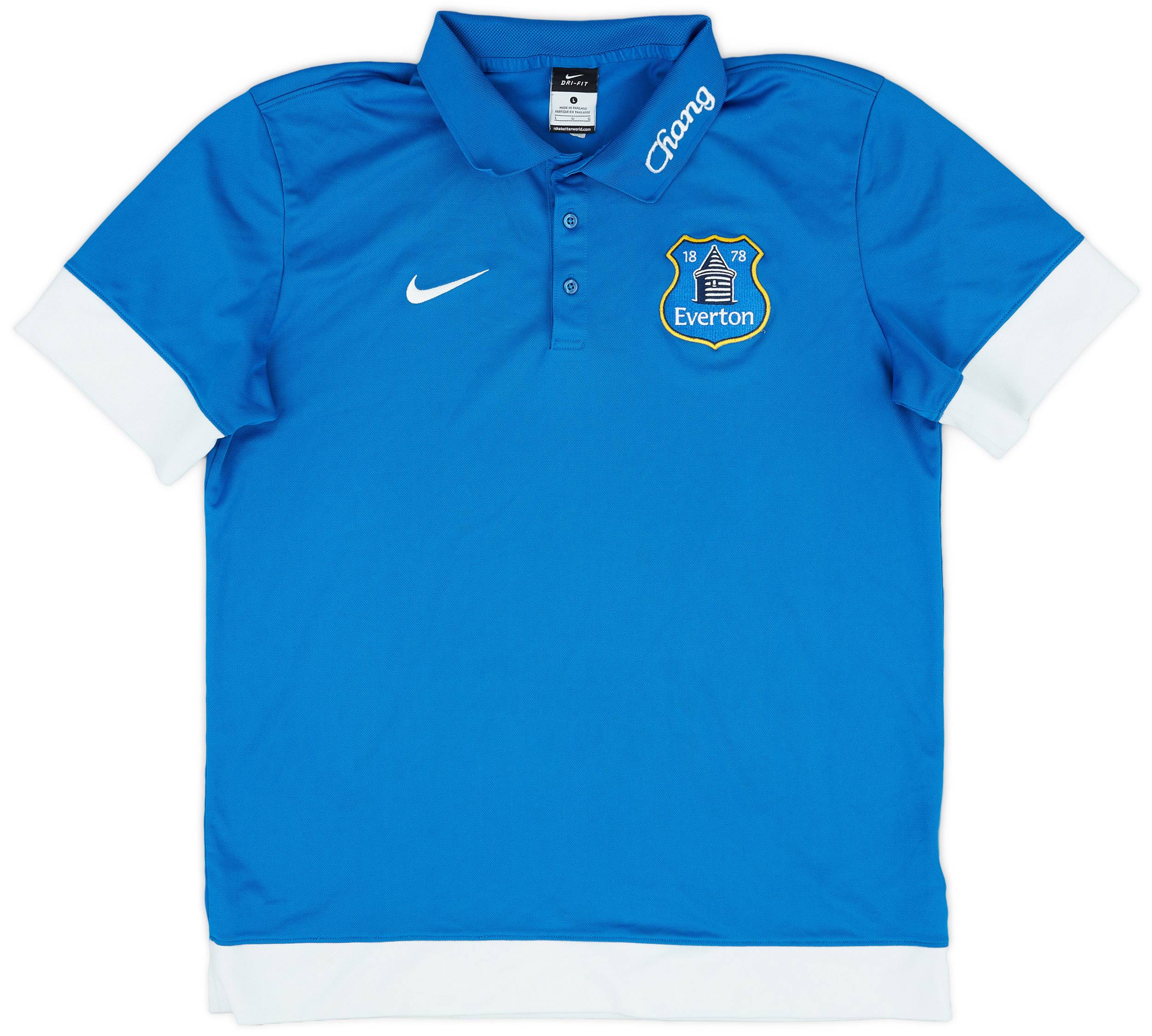 2013-14 Everton Nike Polo Shirt - 8/10 - (L)