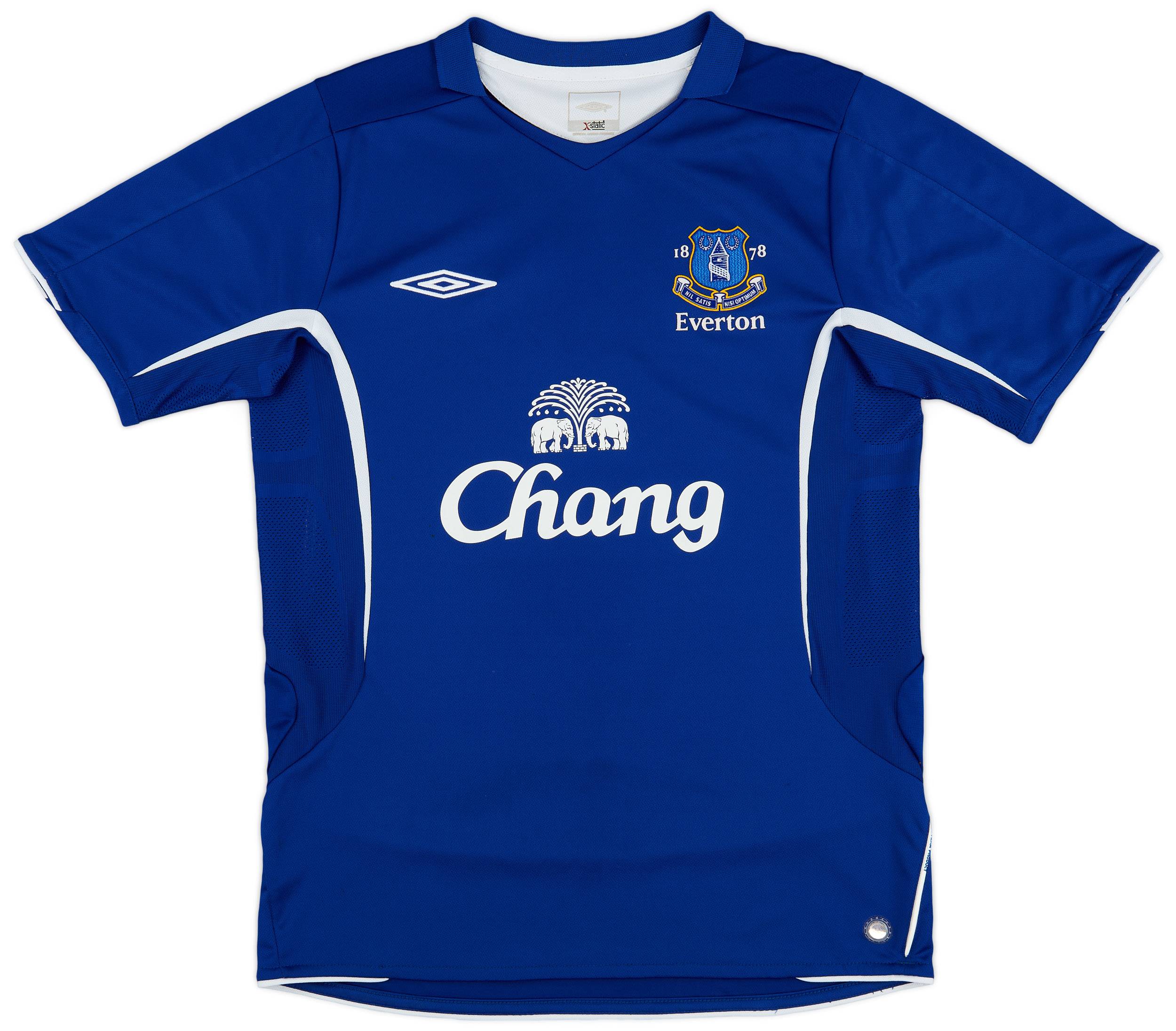 2005-06 Everton Home Shirt - 8/10 - (S)