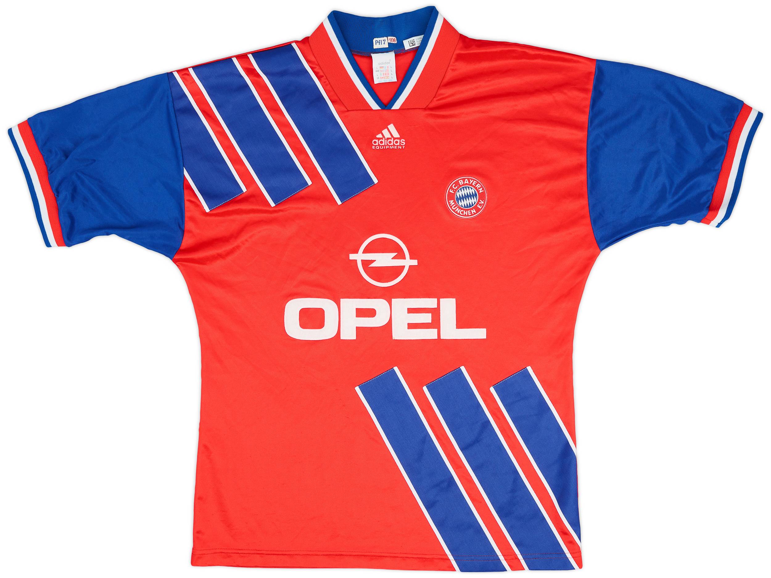 1993-95 Bayern Munich Home Shirt - 8/10 - (XL)