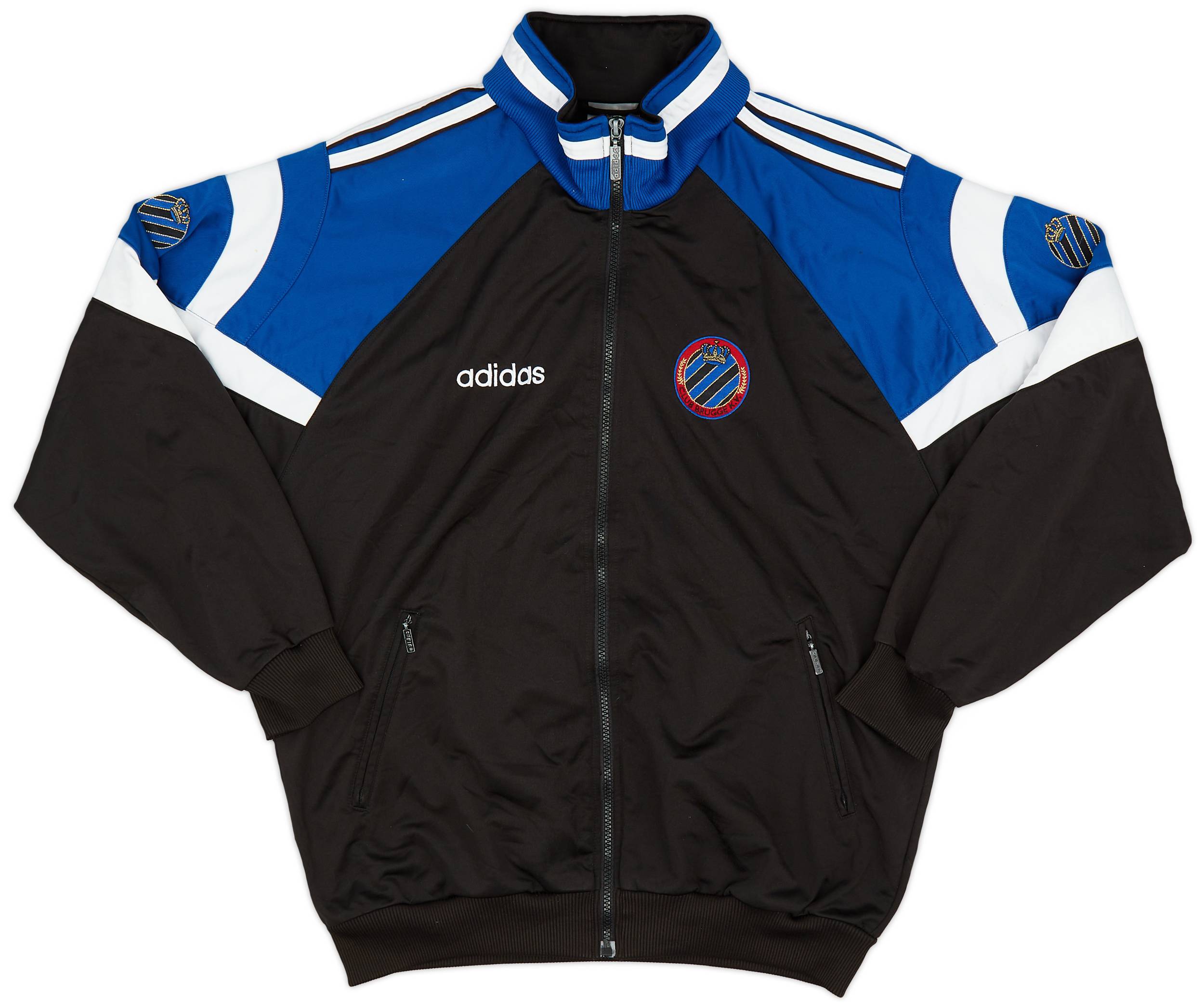 1996-97 Club Brugge adidas Track Jacket - 9/10 (M/L)