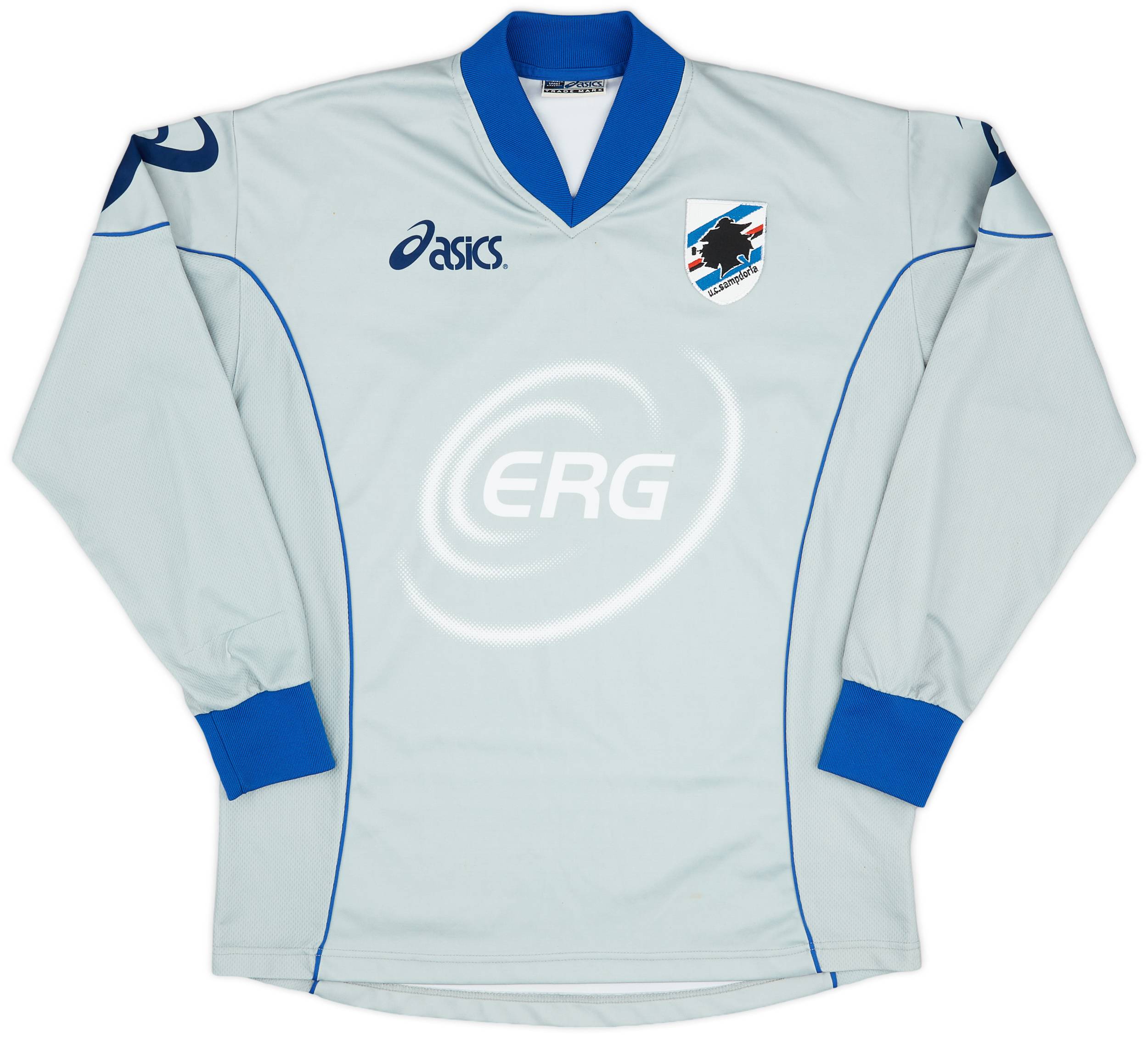 2003-04 Sampdoria Asics Training L/S Top - 7/10 - (M)