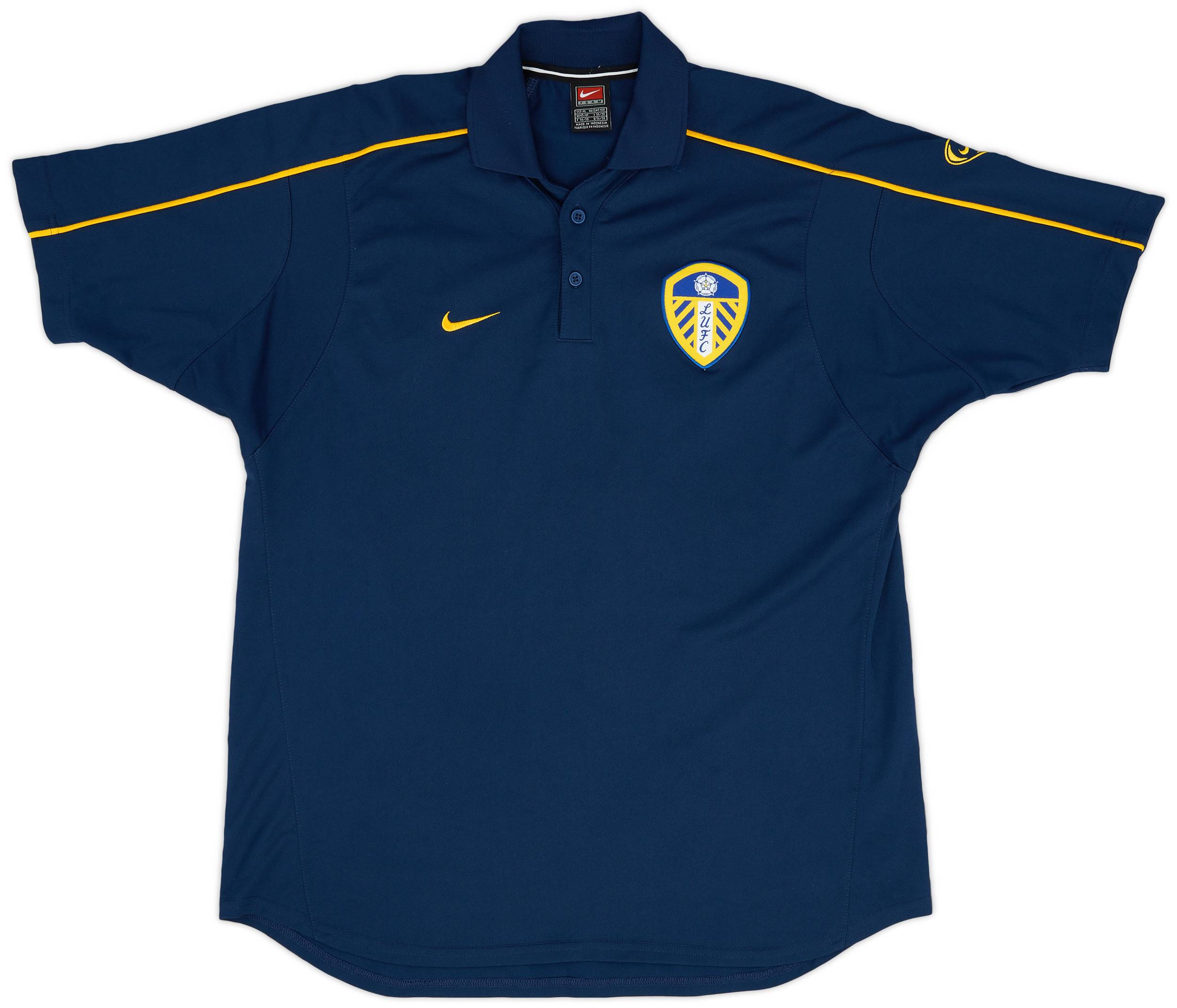 2001 02 Leeds United Nike Polo Shirt 9 10 XL