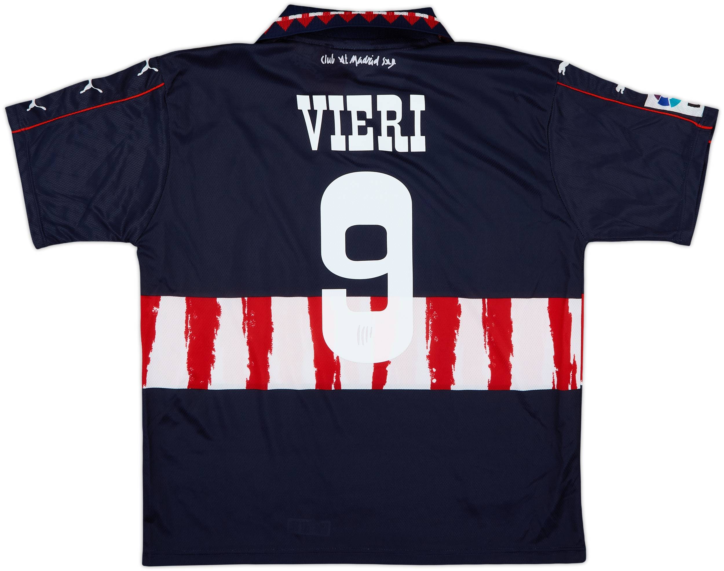 1997-98 Atletico Madrid Away Shirt Vieri #9 (S)