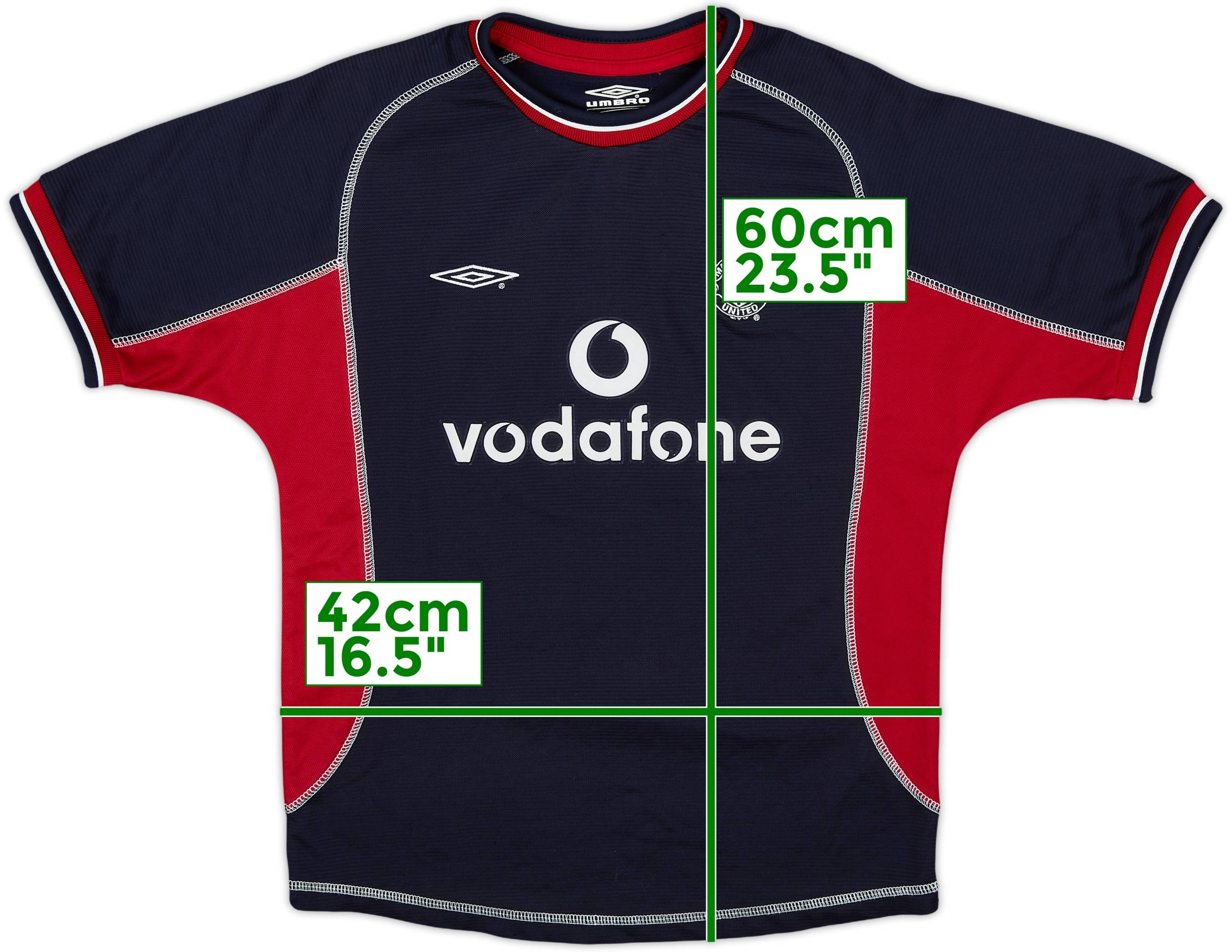 2000-01 Manchester United Third Shirt - 8/10 - (M.Boys)