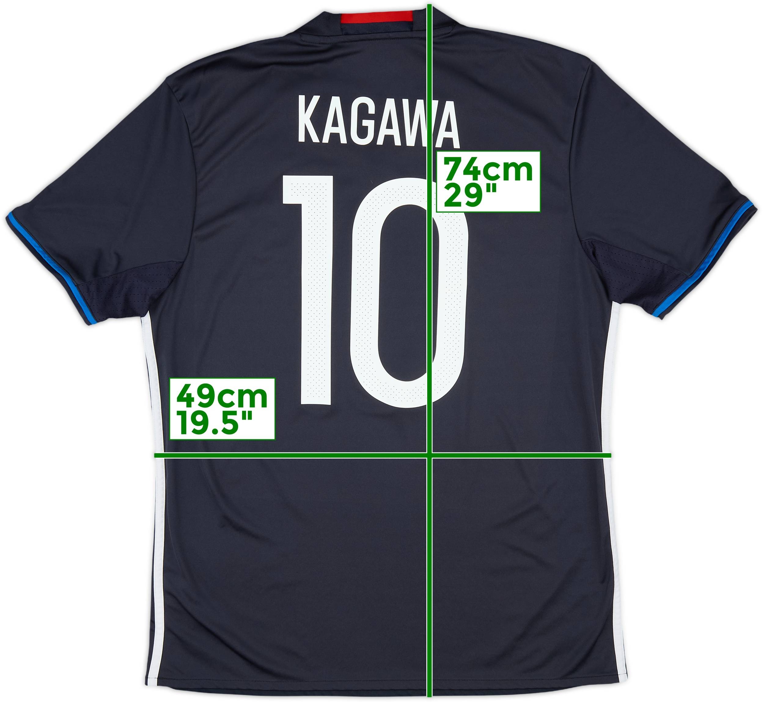 16-17 JAPAN national team KAGAWA 10番　 M 2016-17 Japan Home Shirt Kagawa #10 - 8/10 - (M)