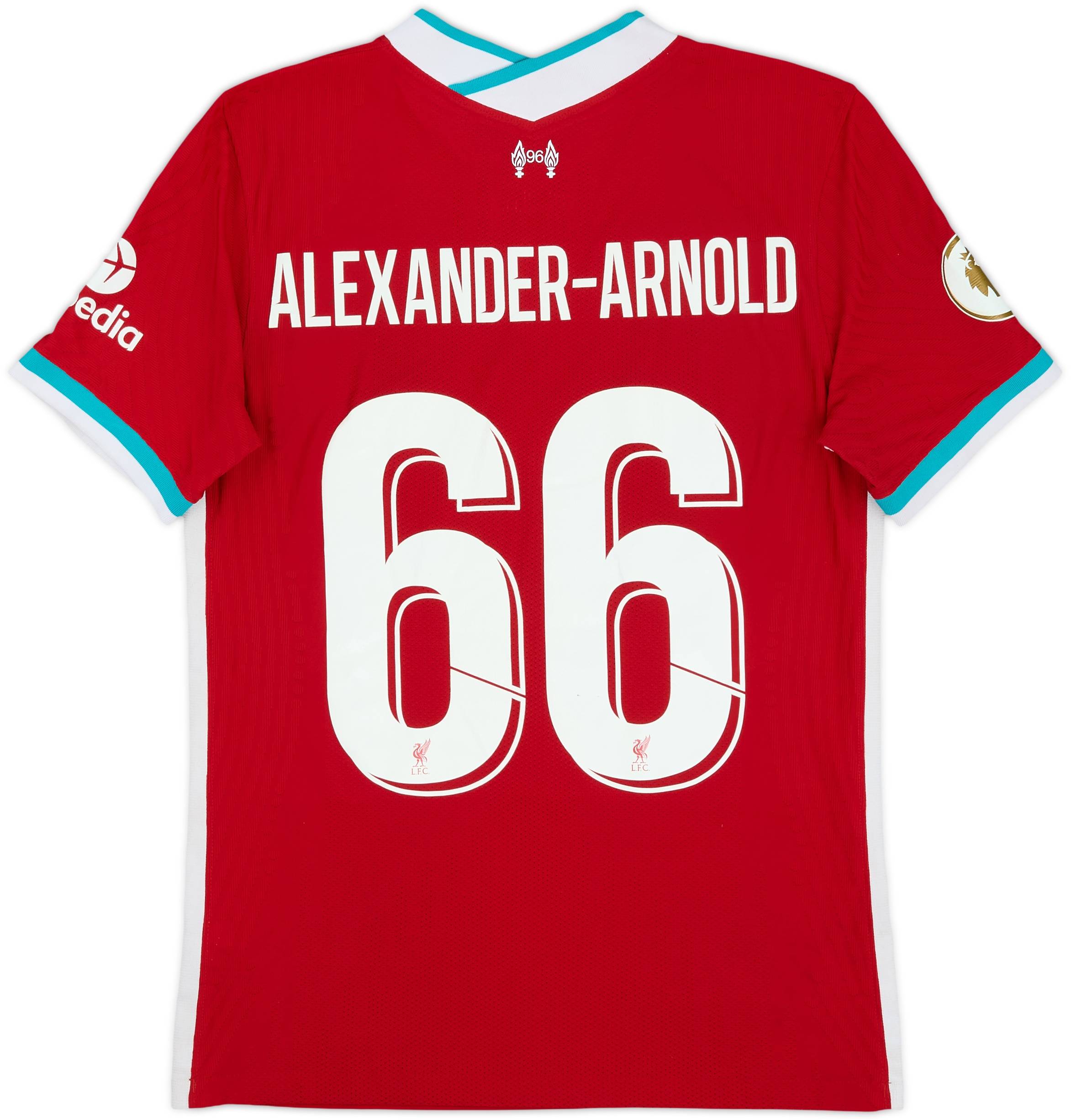 リバプール アレクサンダー・アーノルド シャツ 66 2020-21 Liverpool Authentic Home Shirt Alexander-Arnold #66 - 5/10