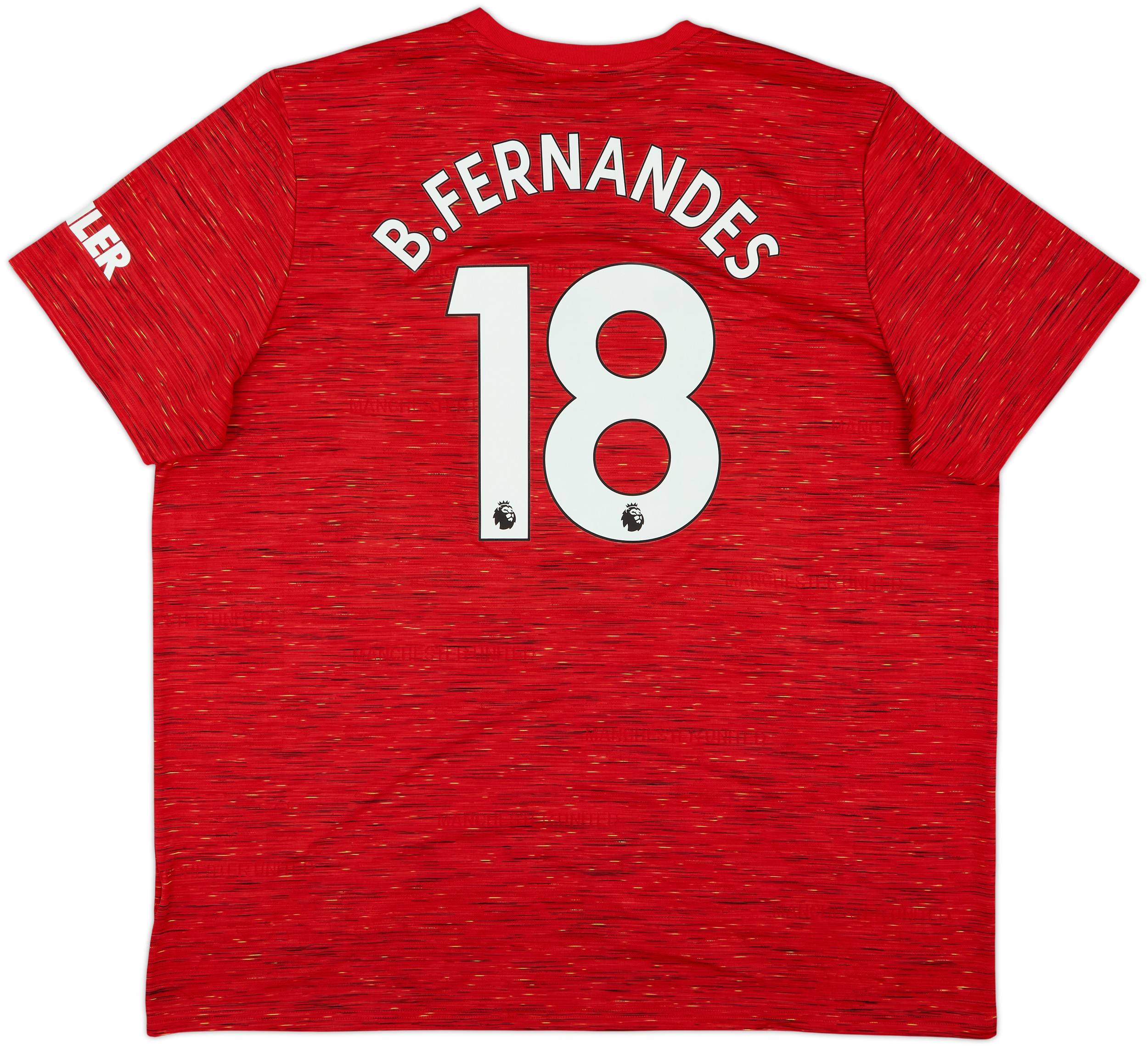 Manchester united FERNANDES ユニフォーム 半袖 Manchester United B
