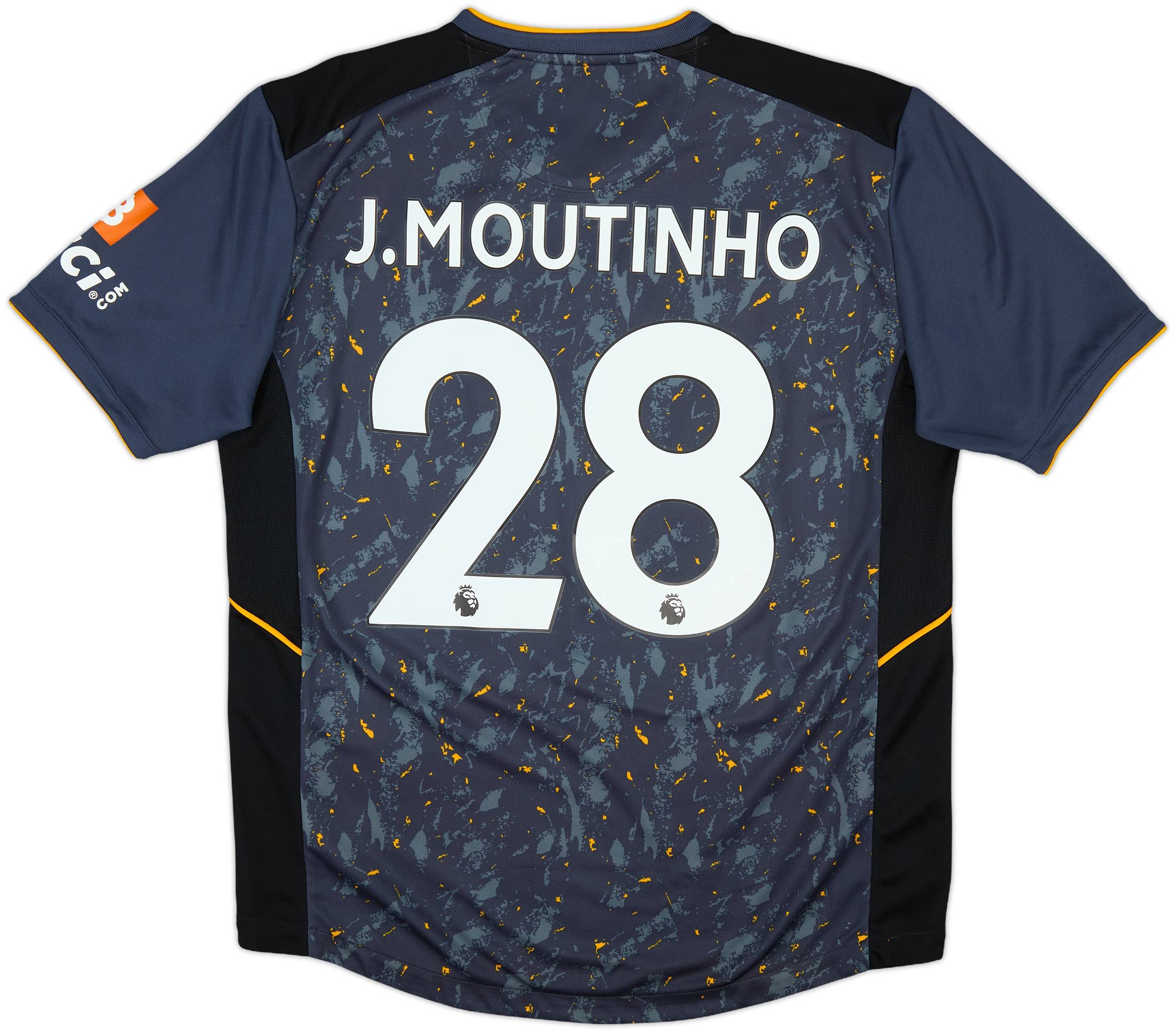 2021-22 Wolves Away Shirt J.Moutinho #28 - 9/10 - (L)