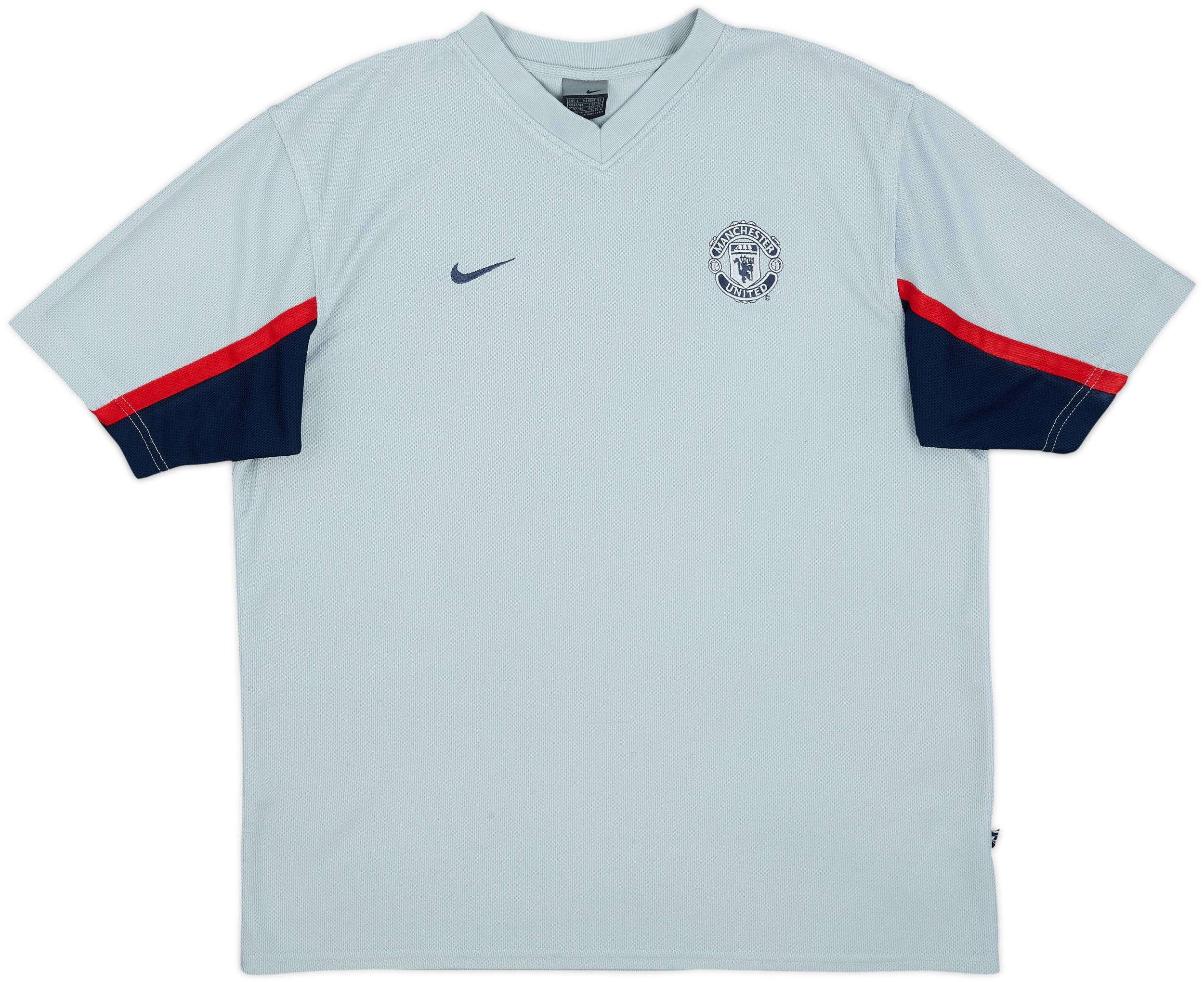 2003-04 Manchester United Nike Training Shirt - 8/10 - (L)