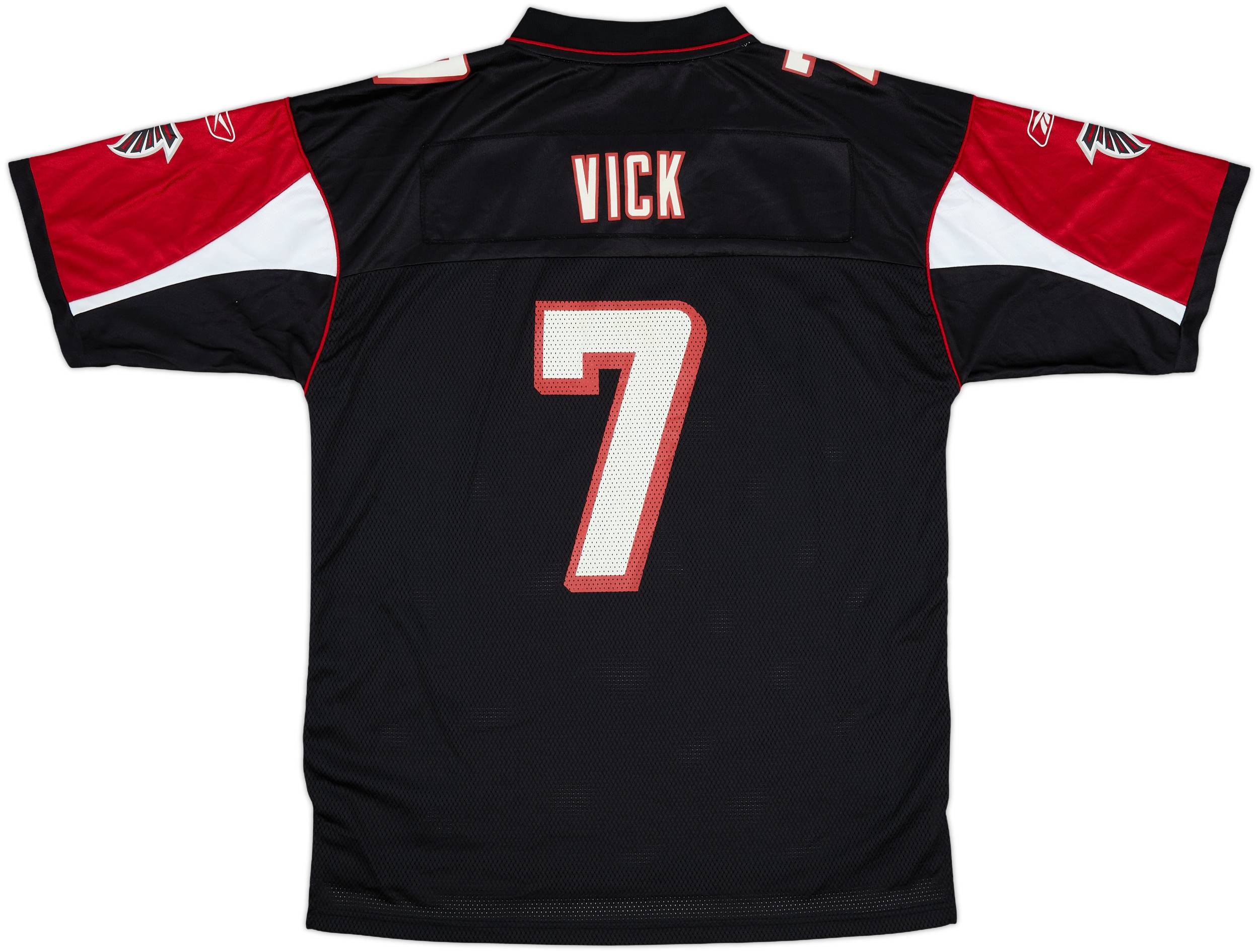 2003-04 Atlanta Falcons Vick #7 Reebok On Field Alternate Jersey