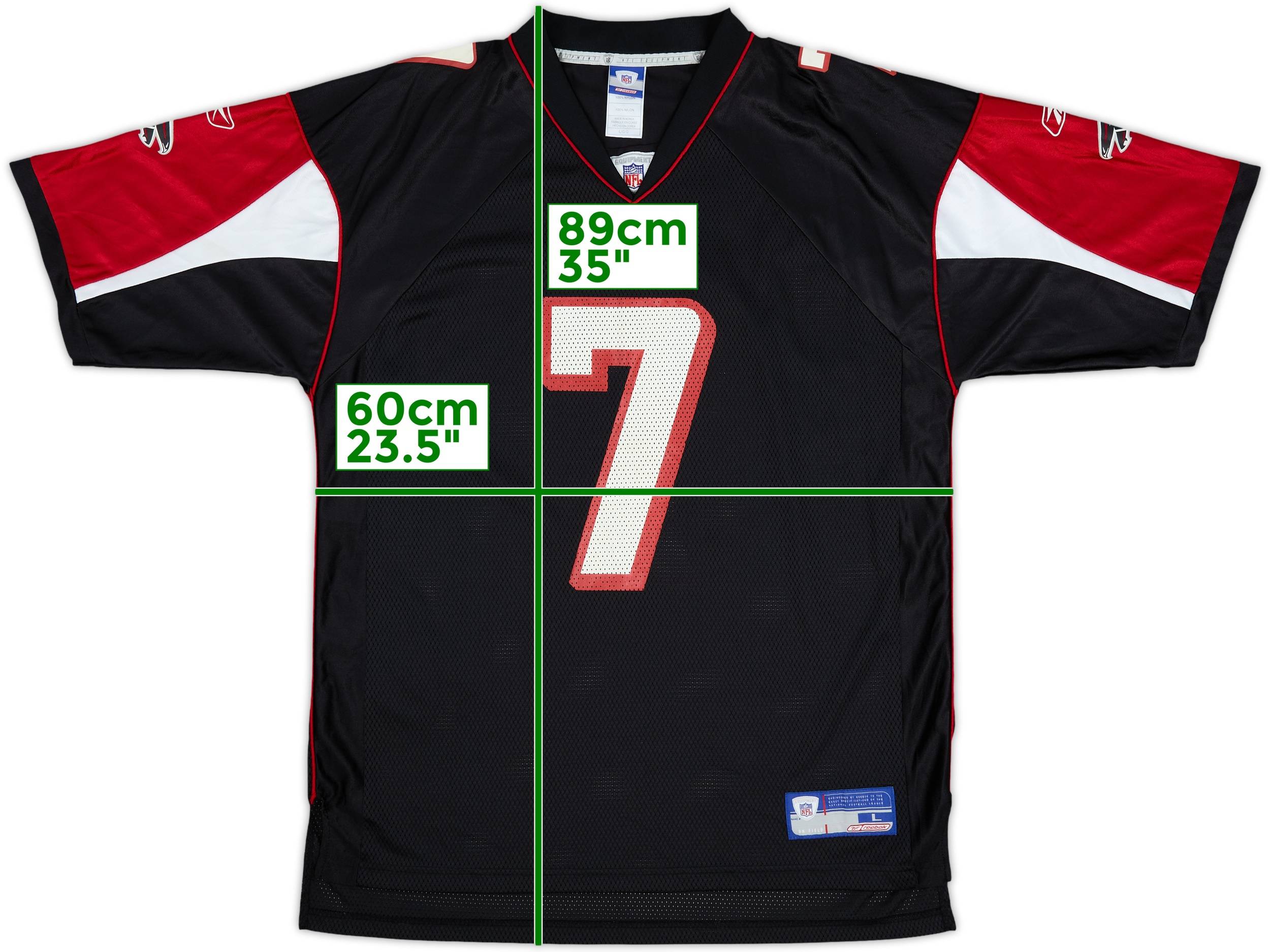 2003-04 Atlanta Falcons Vick #7 Reebok On Field Alternate Jersey