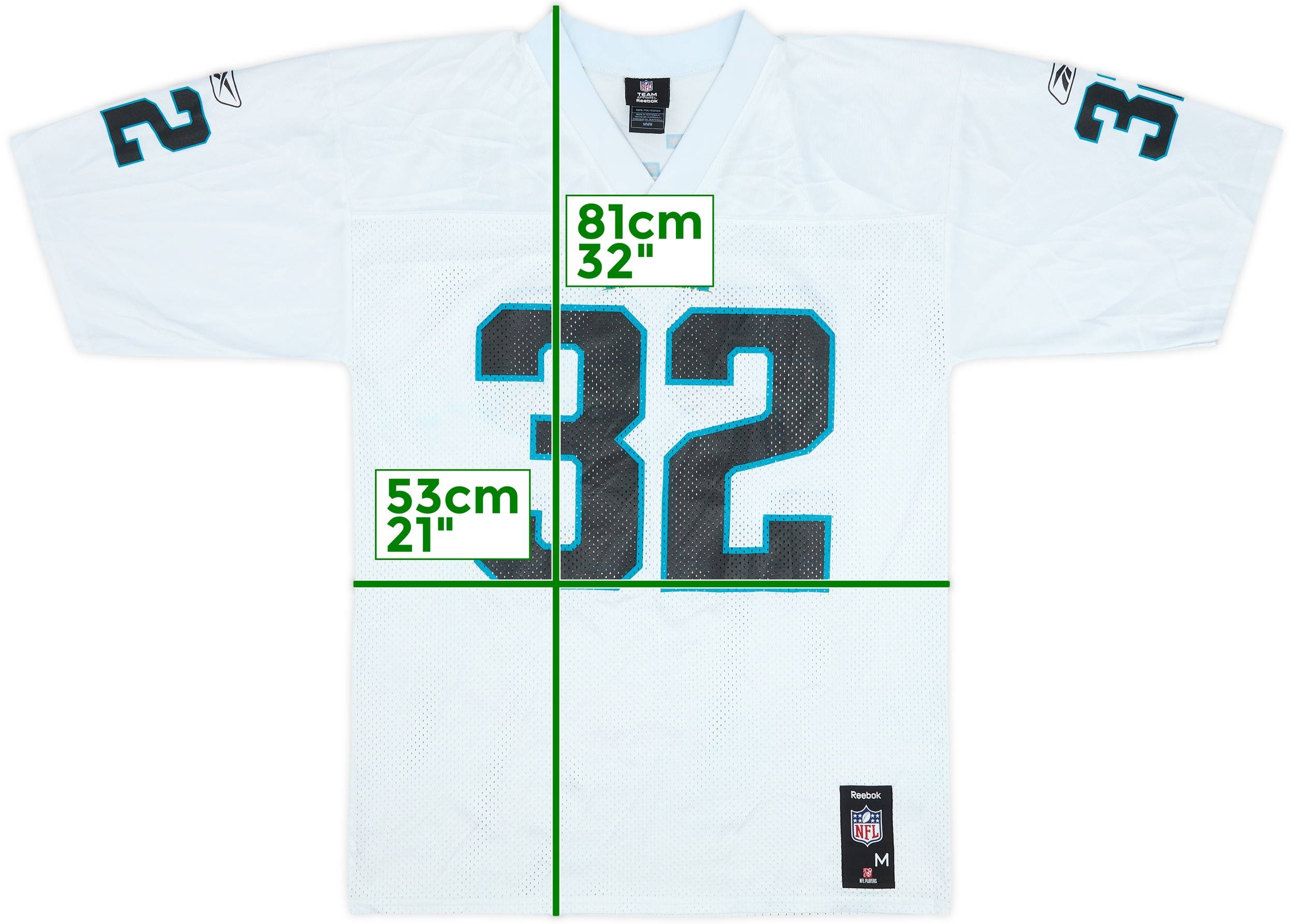 2009-11 Jacksonville Jaguars Jones-Drew #32 Reebok Relpica Away