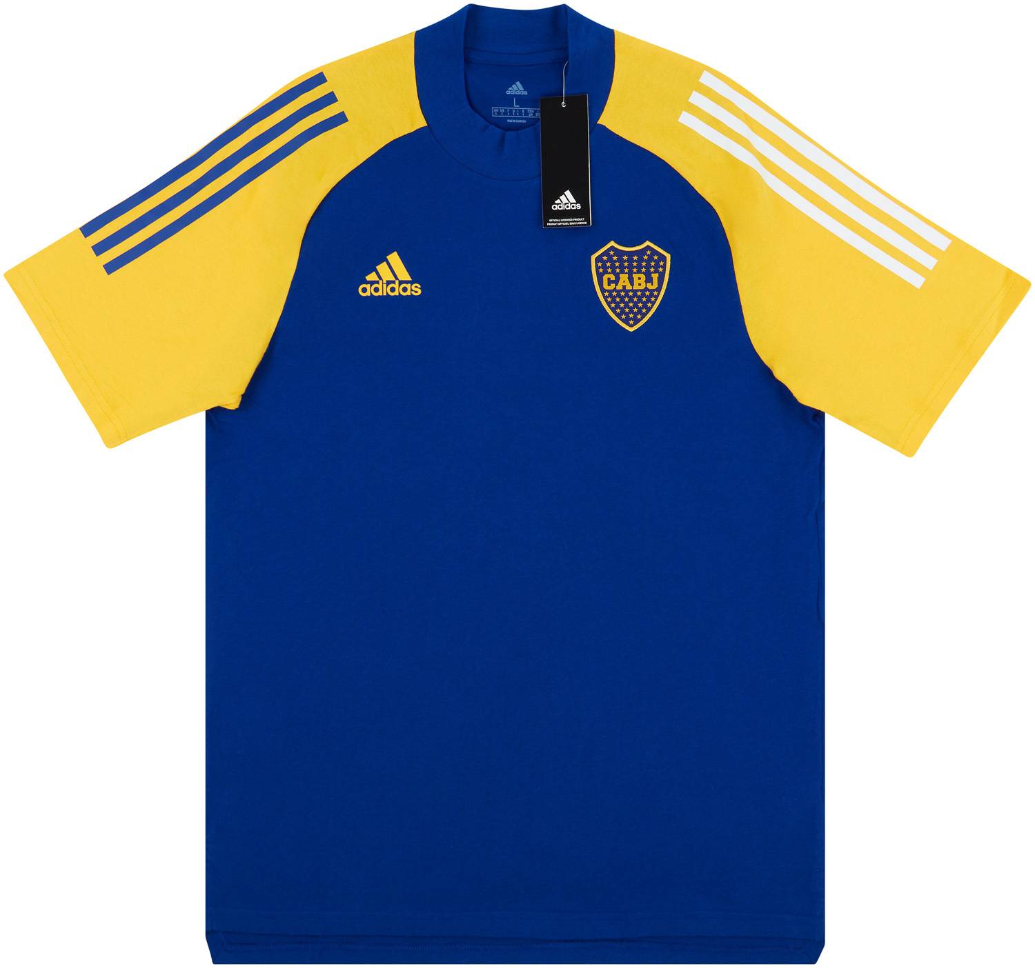 2020 21 Boca Juniors adidas Training Tee