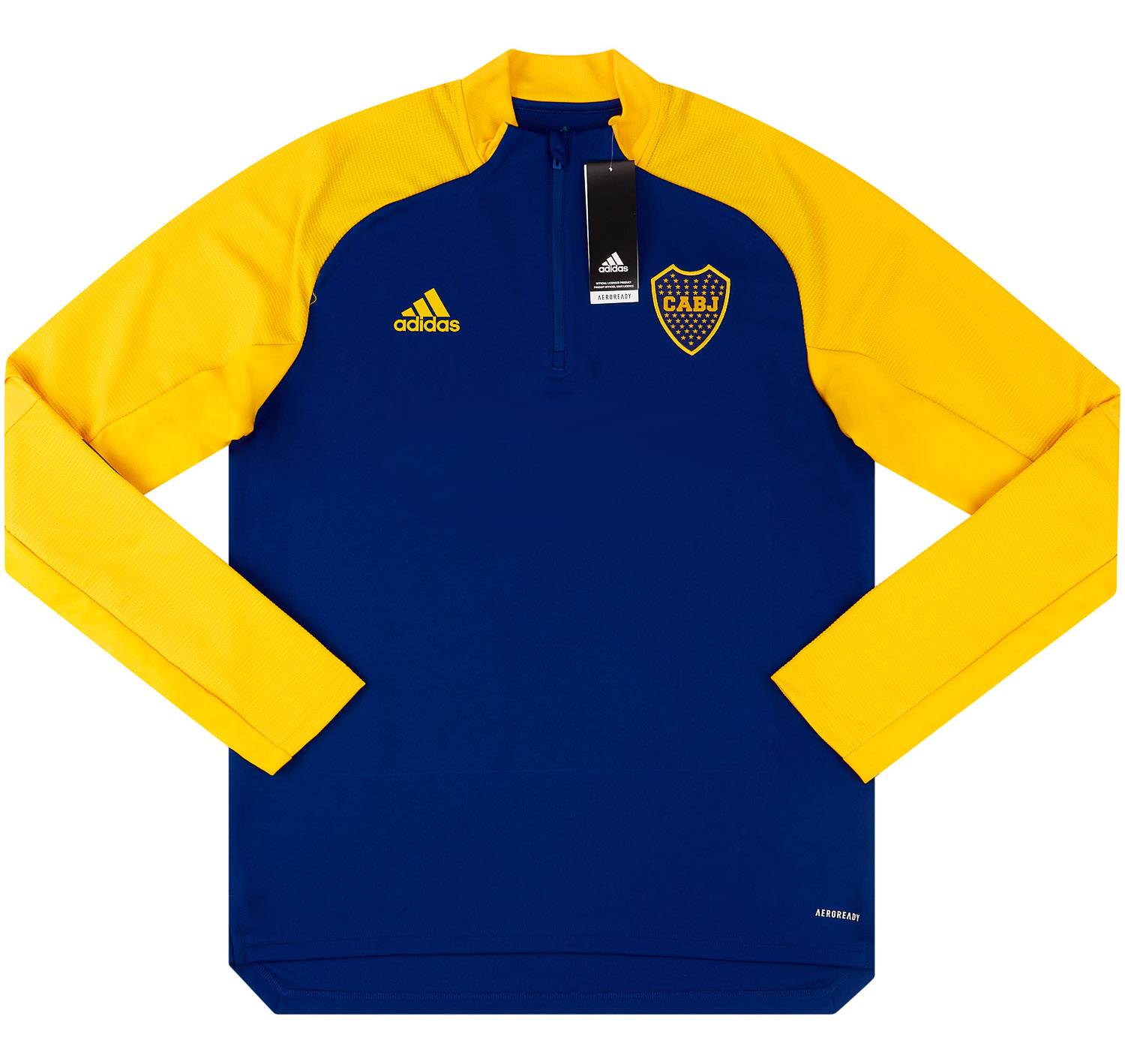 2020-21 Boca Juniors adidas 1/4 Zip Training Top XS
