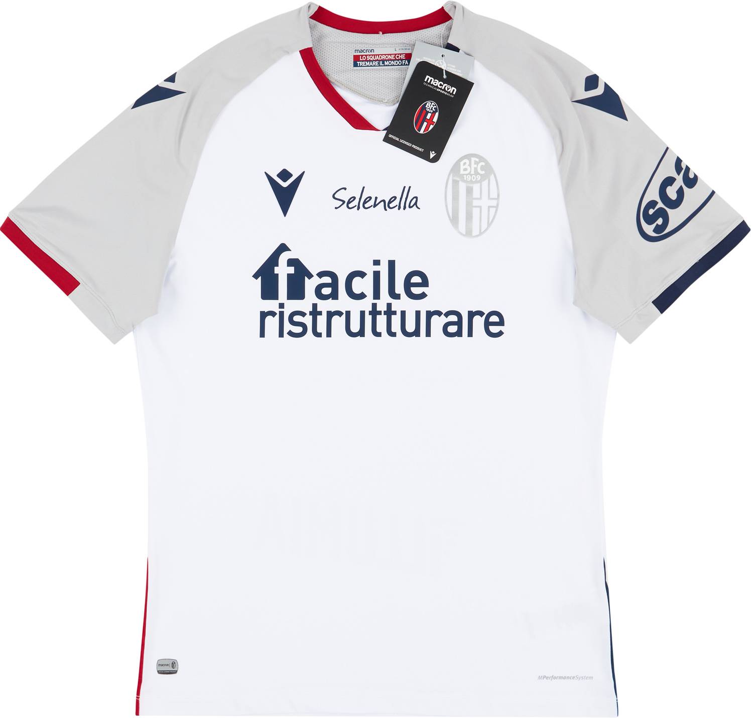 2020-21 Bologna Away Shirt
