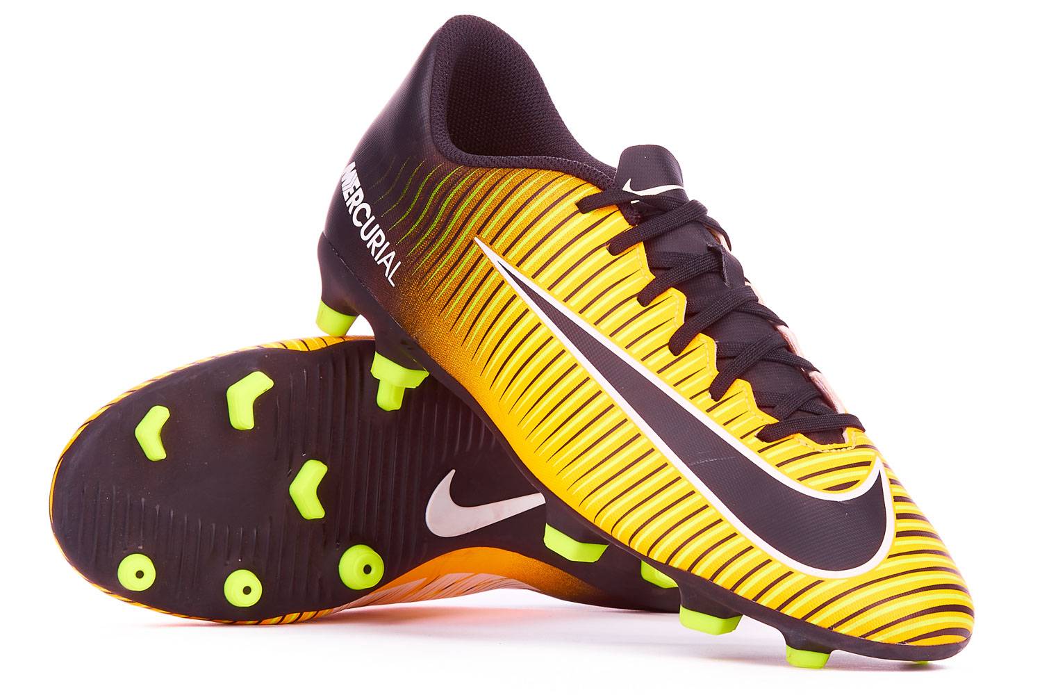 White and orange nike football boots best sale