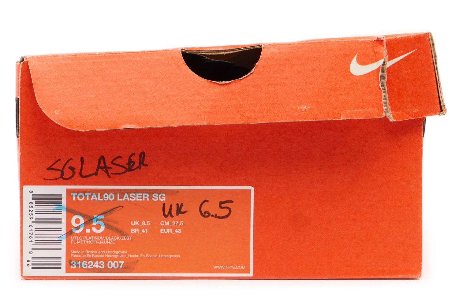 2008 Nike Total 90 Laser Football Boots *In Box* SG 6½