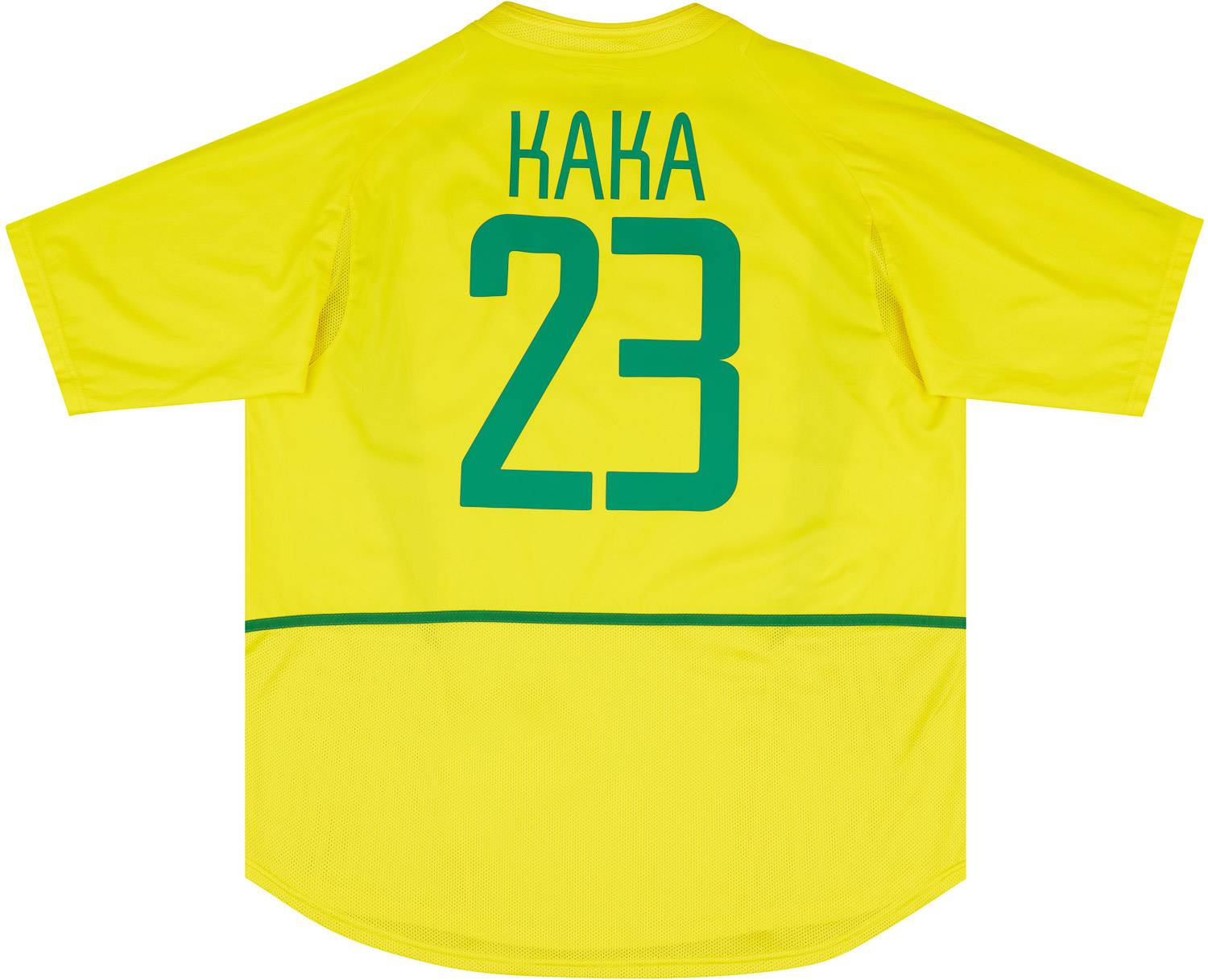 2002-04 Brazil Home Shirt Kaka #23 5 Stars (Excellent - 9/10)