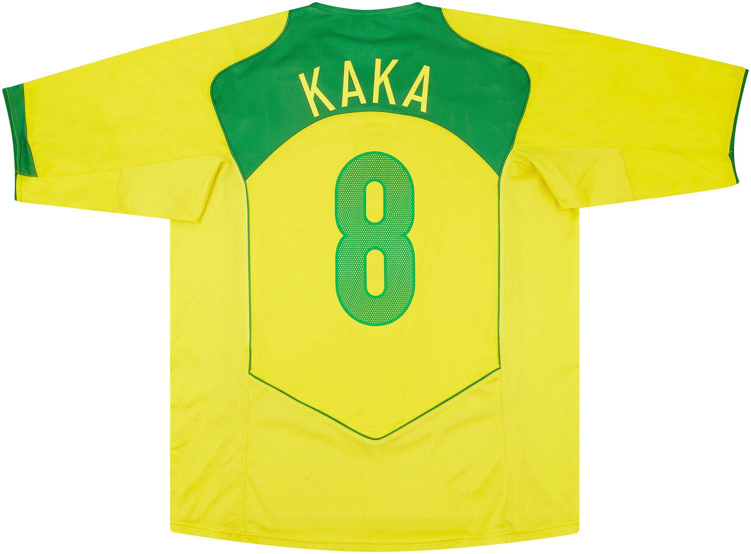 2004-06 Brazil Home Shirt Kaka #8 (Excellent - 9/10)