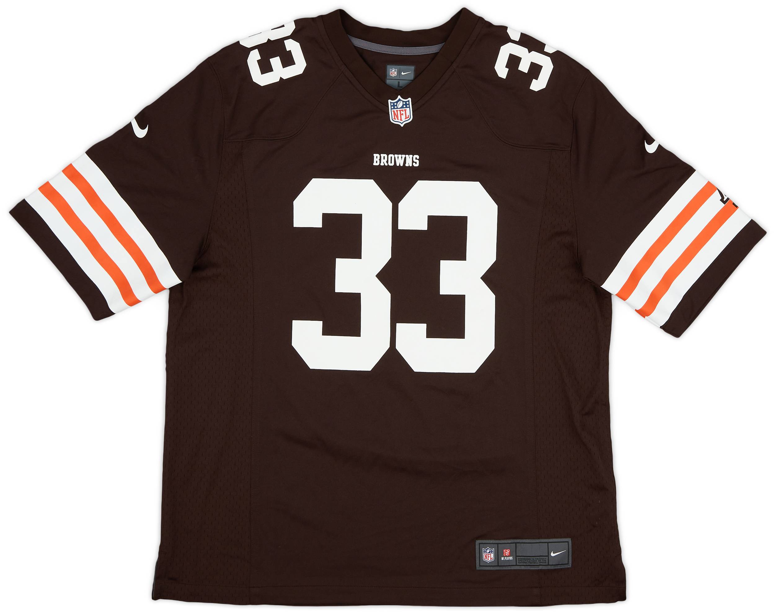 What color is the cleveland shop browns home jersey