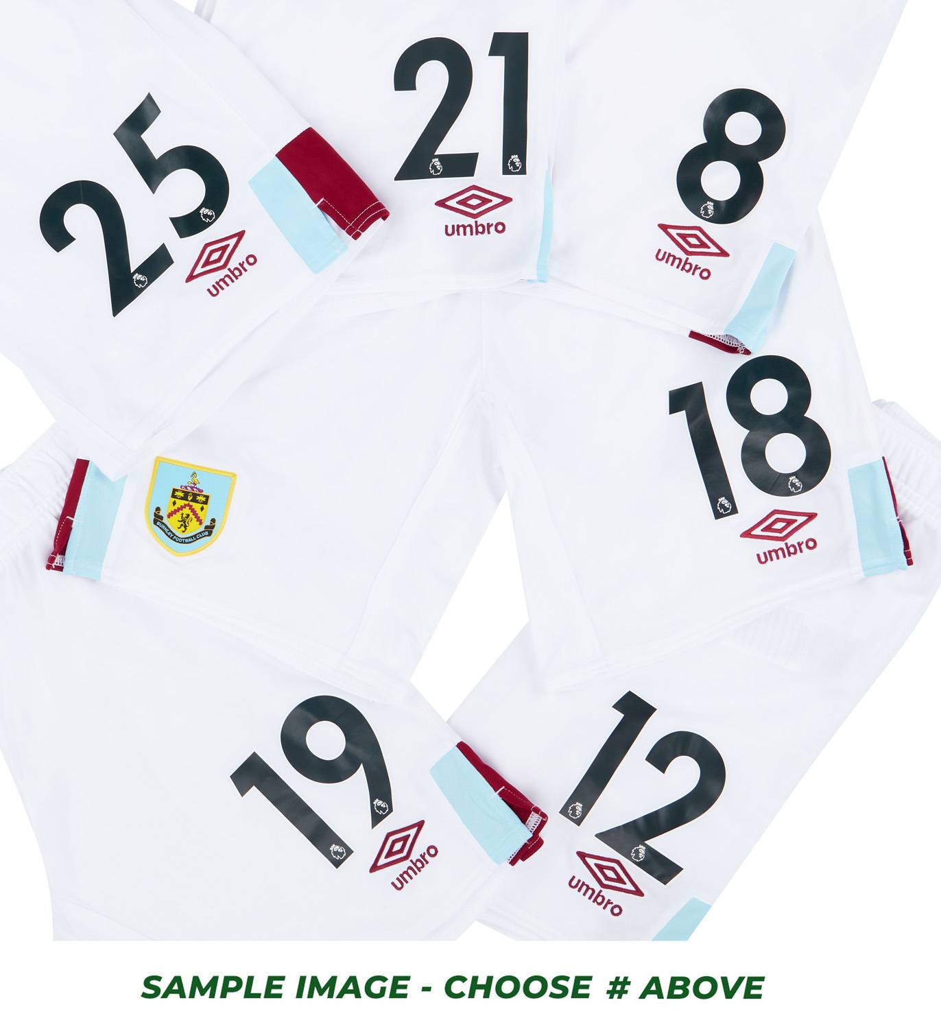2019-20 Burnley Player Issue Home Shorts # (Excellent) L