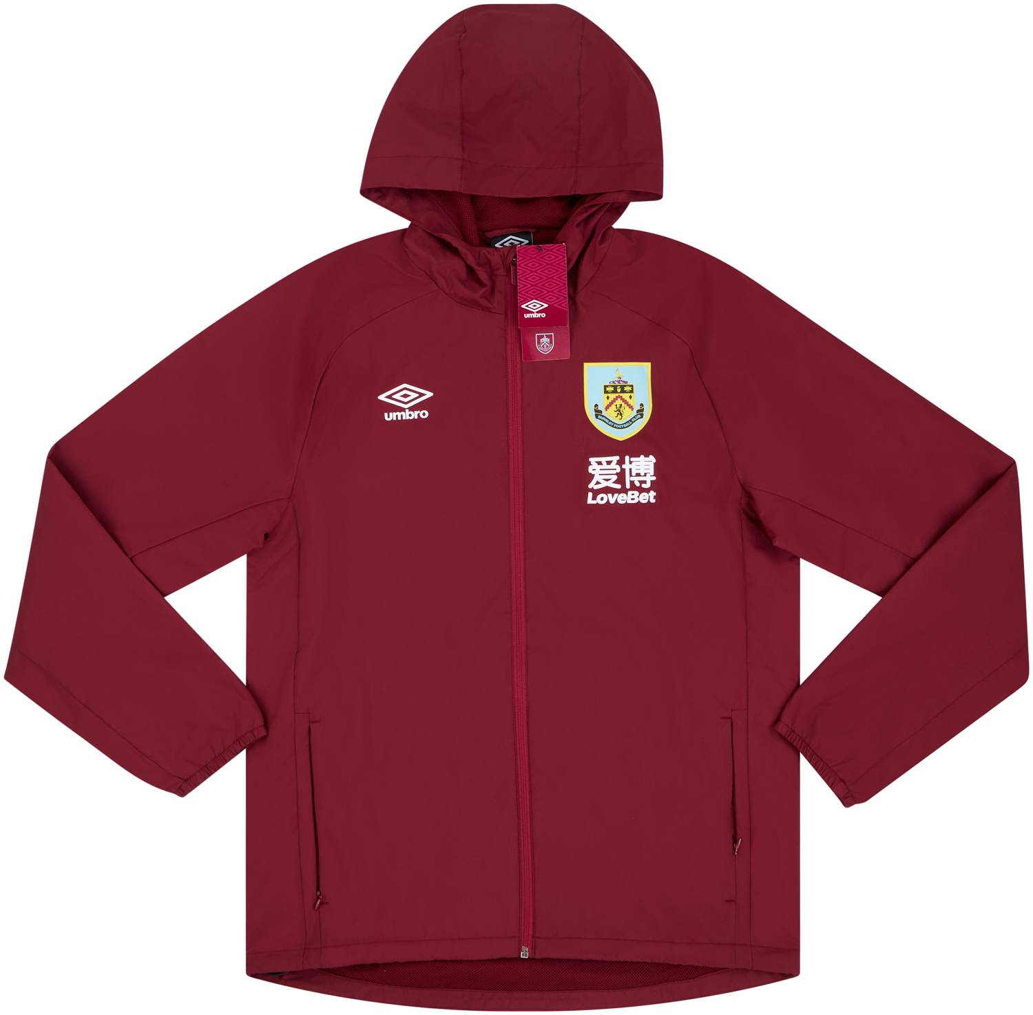 2020-21 Burnley Umbro Rain Jacket S