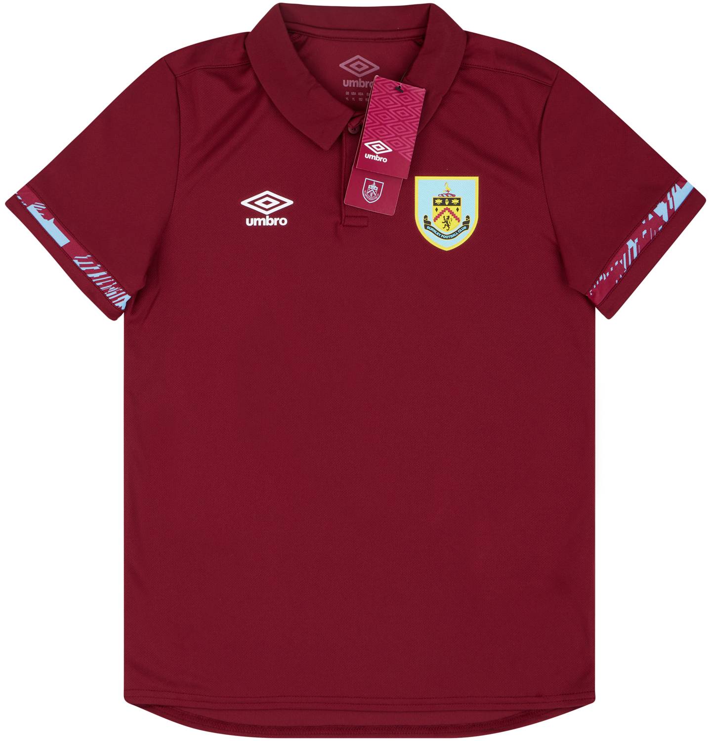2020-21 Burnley Umbro Polo T-Shirt - NEW - (KIDS)