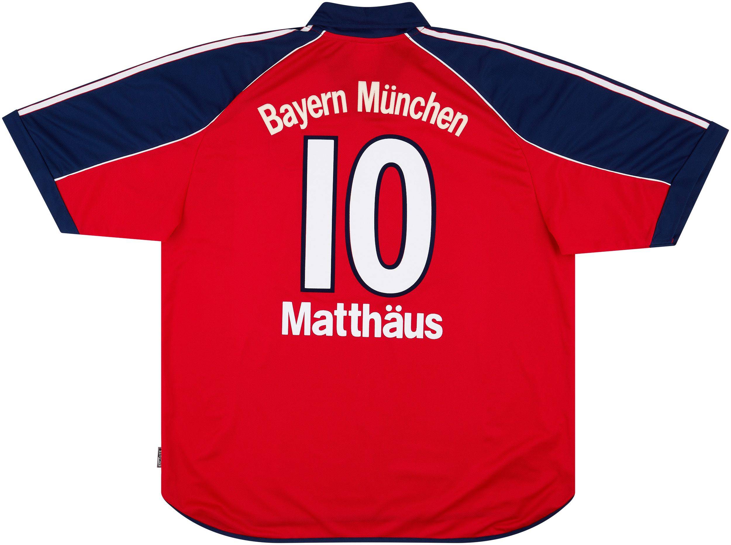 1999-01 Bayern Munich Home Shirt Matthaus #10