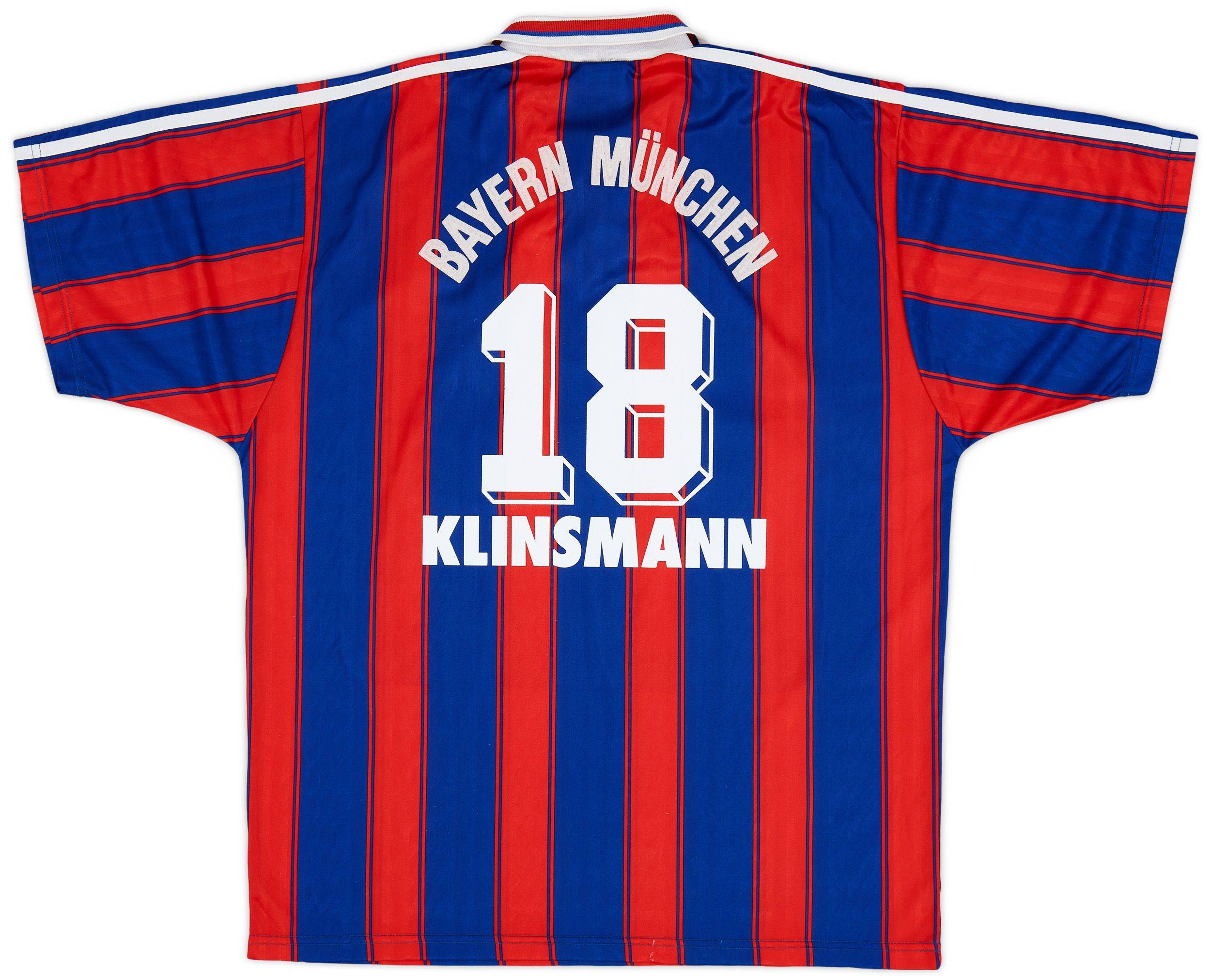 1995-97 Bayern Munich Home Shirt Klinsmann #18