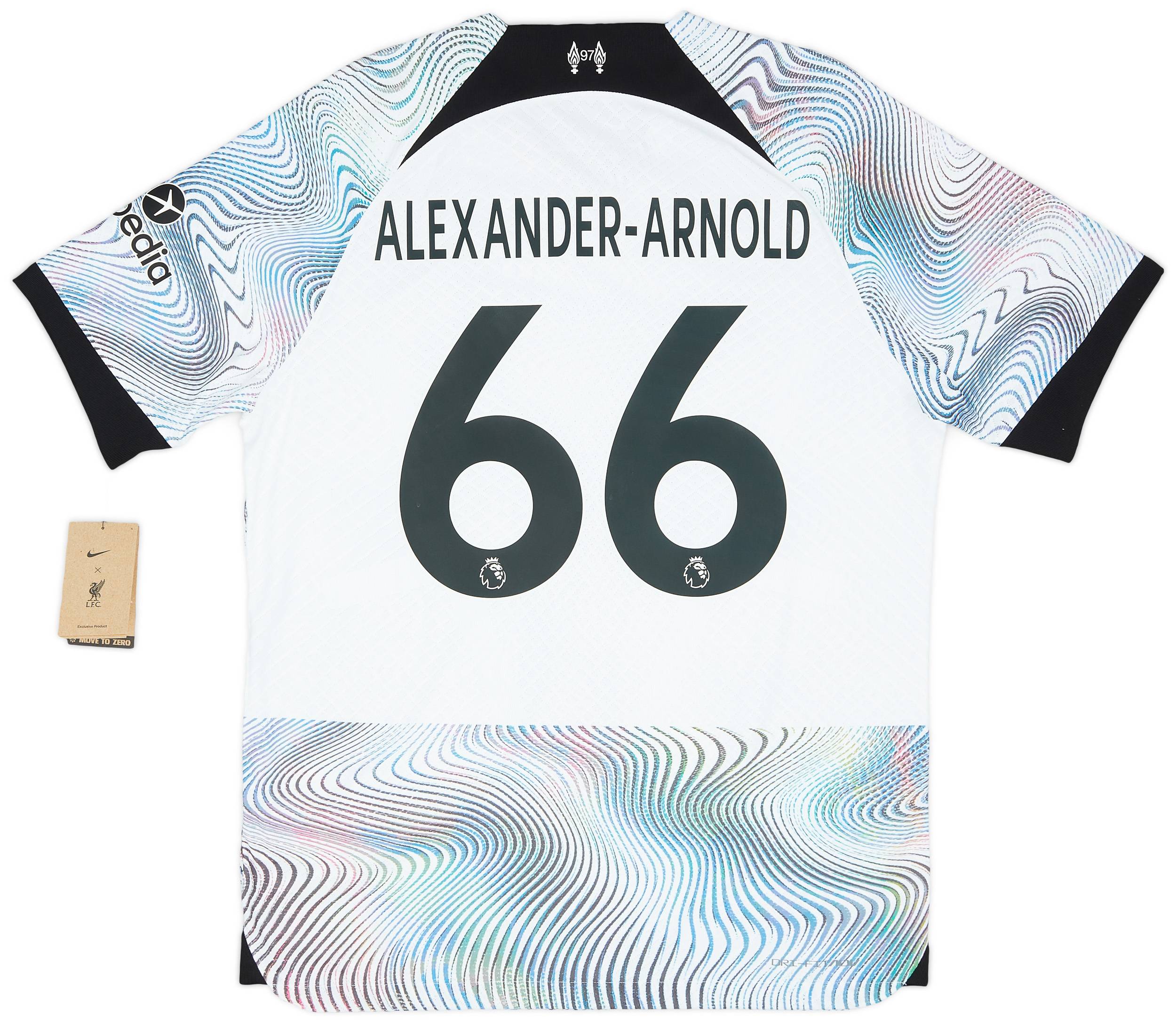 2022 23 Liverpool Authentic Away Shirt Alexander Arnold 66