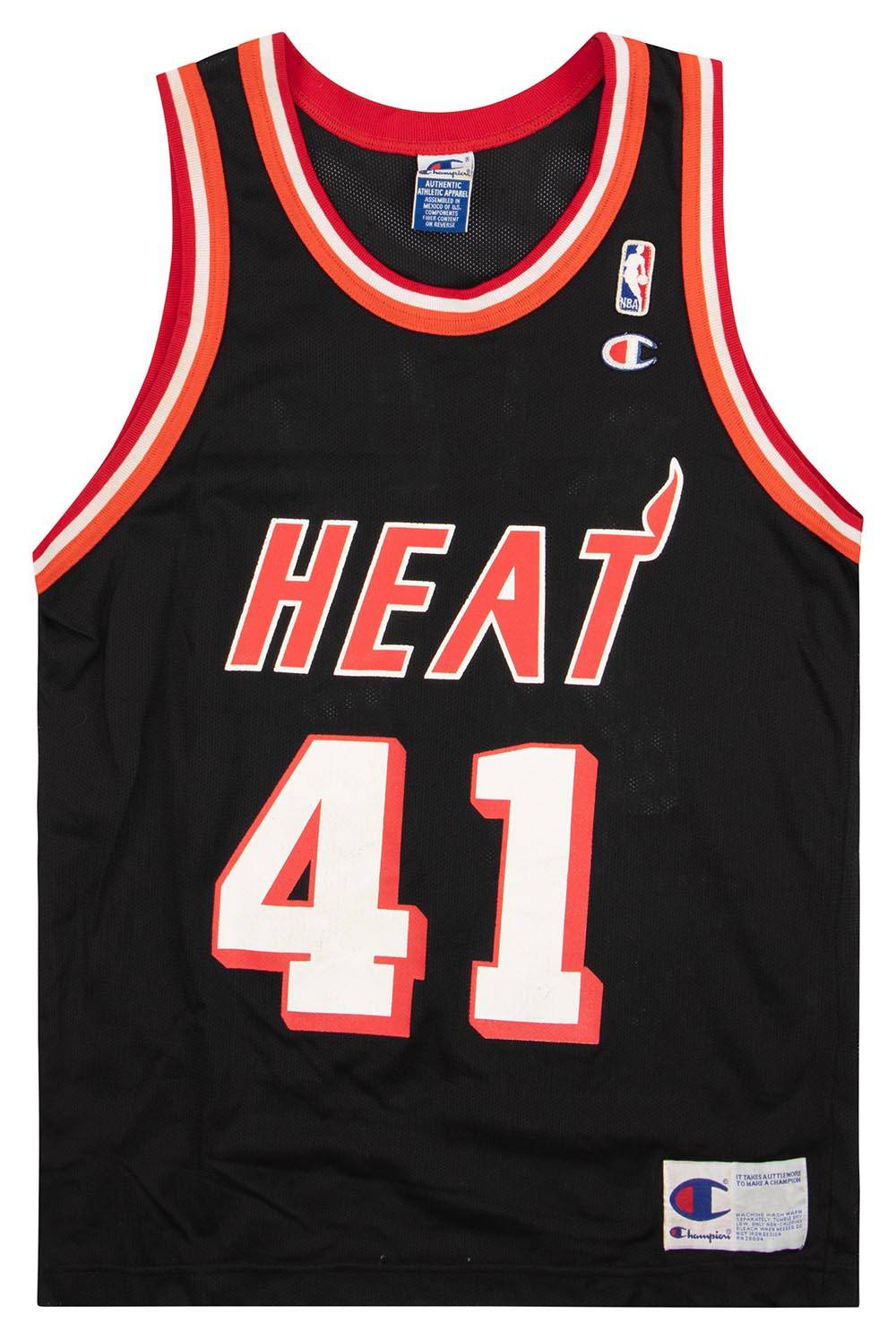 1995 Miami Heat Rice 41 Champion Jersey Away M