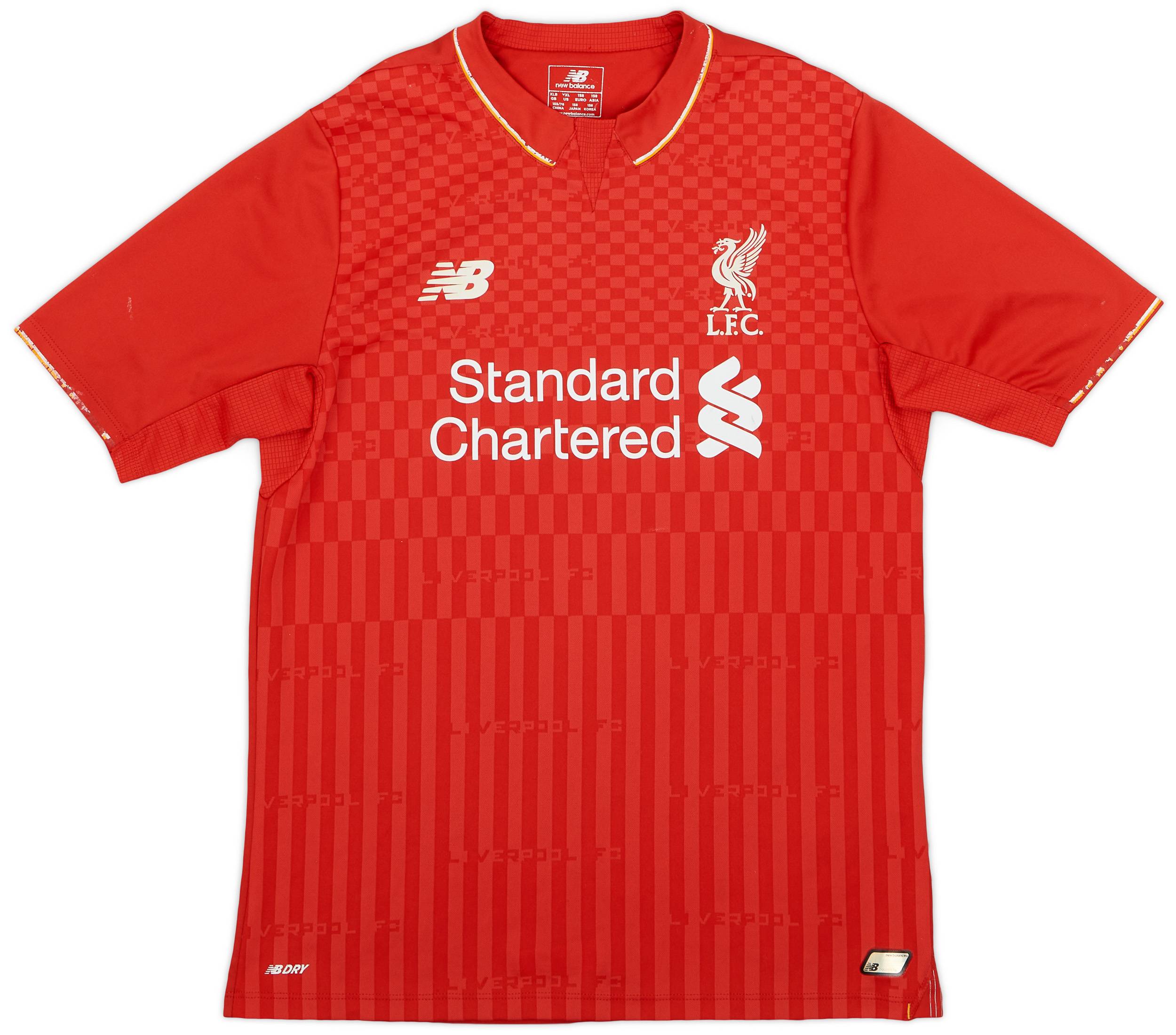 2015-16 Liverpool Home Shirt - 6/10 - (XL.Boys)