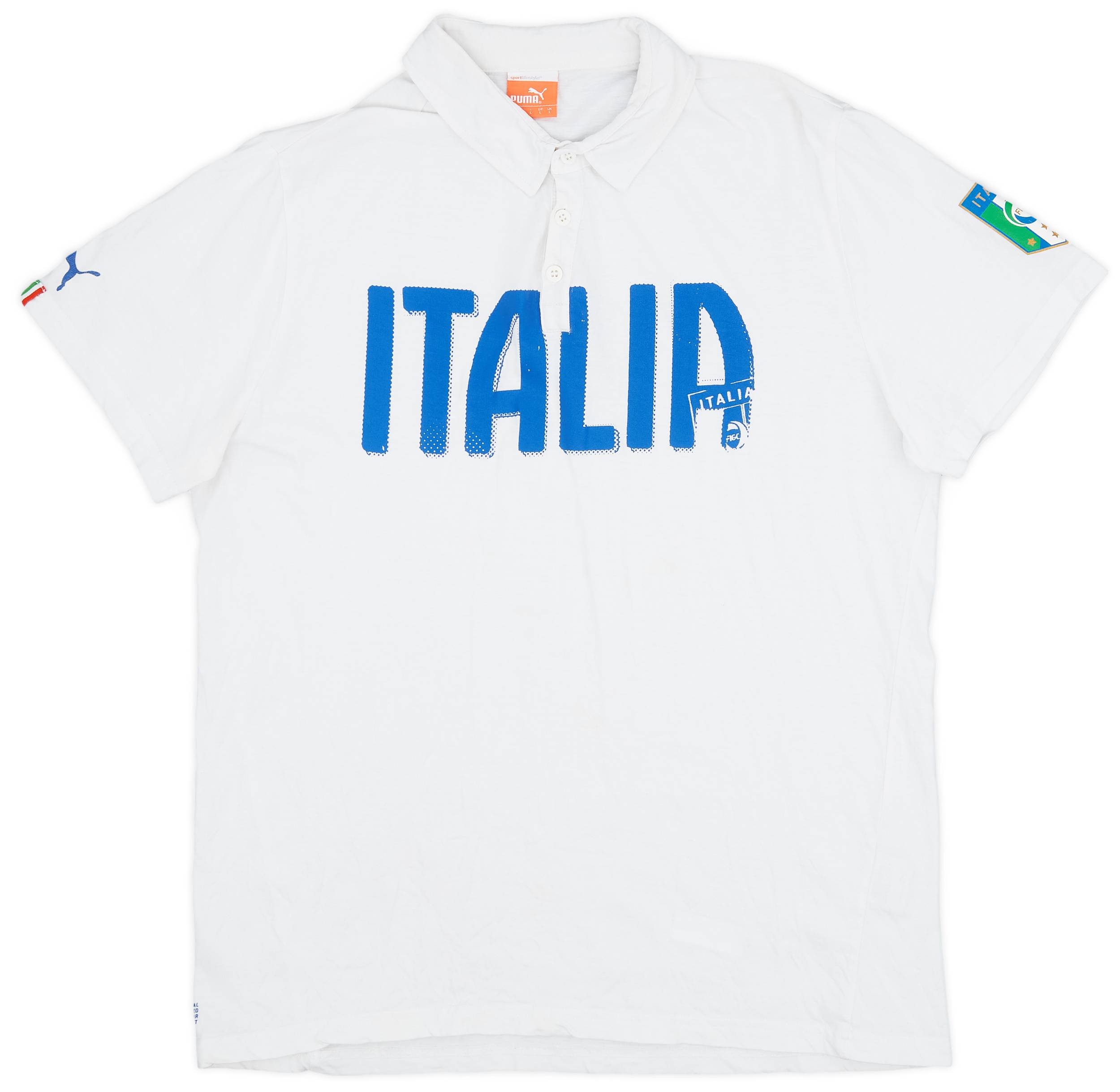 2010-11 Italy Puma Polo Shirt - 7/10 - (L)