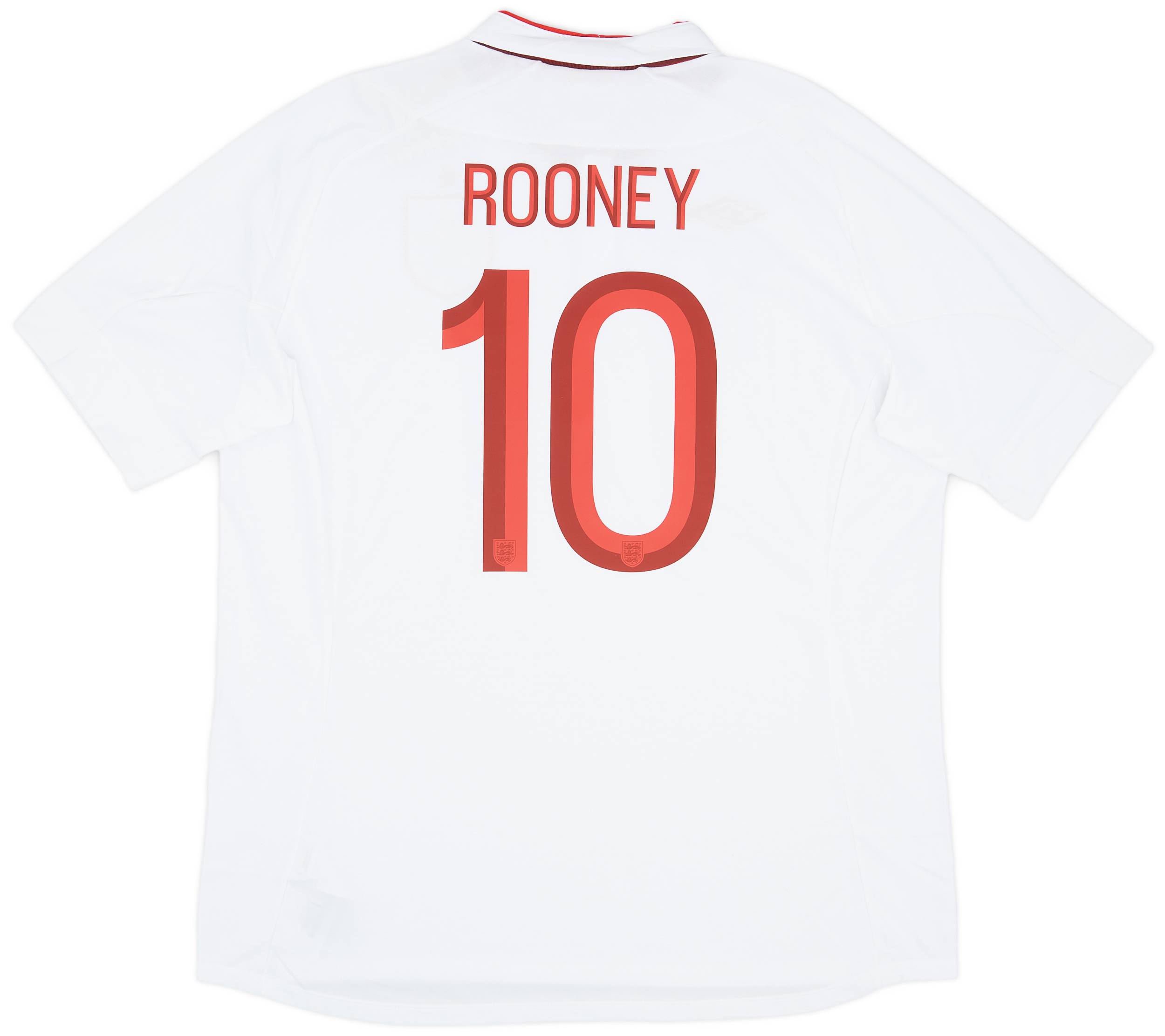 2012-13 England Home Shirt Rooney #10 (XXL)
