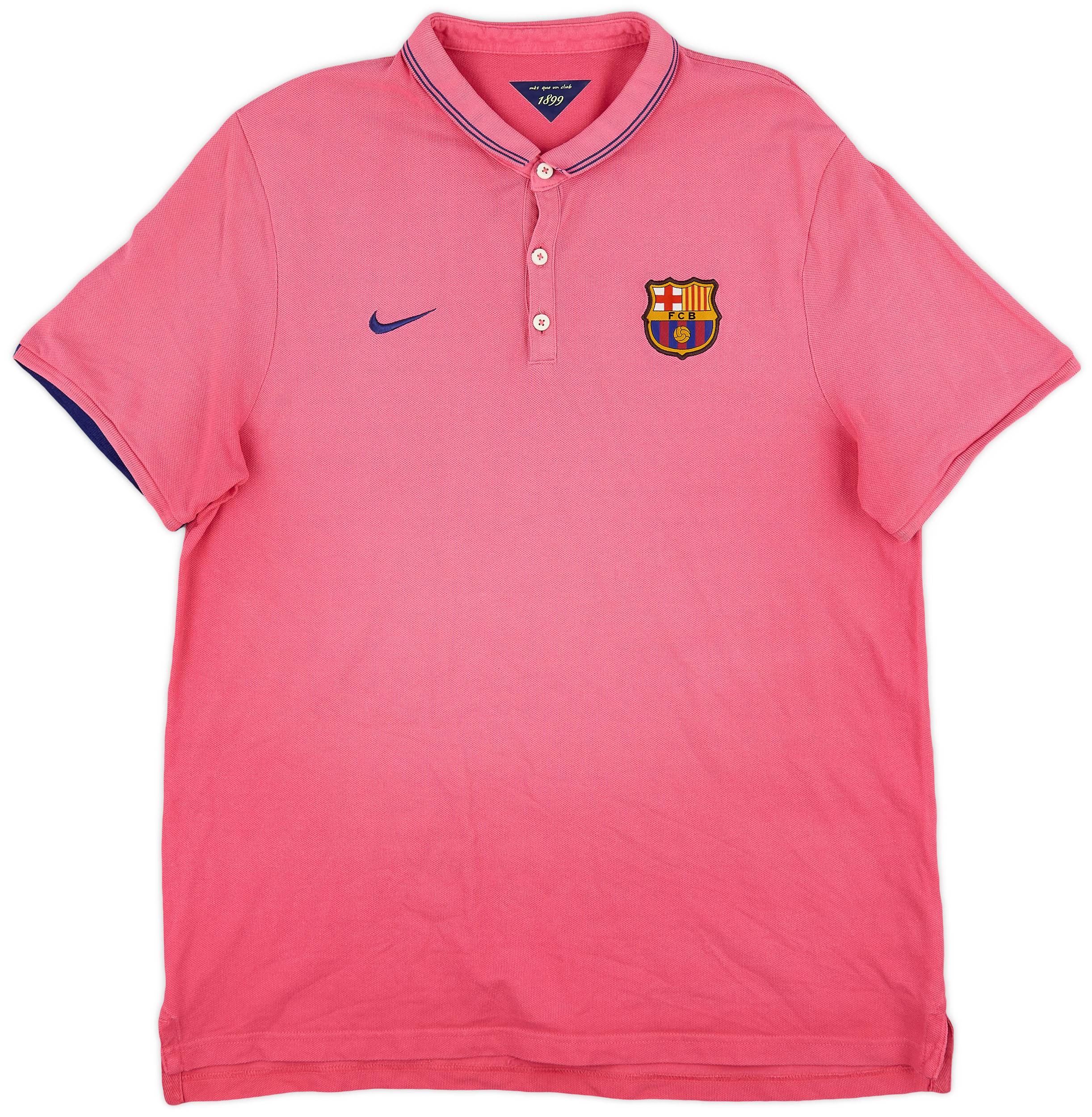 2014-15 Barcelona Nike Polo Shirt - 9/10 - (XL)