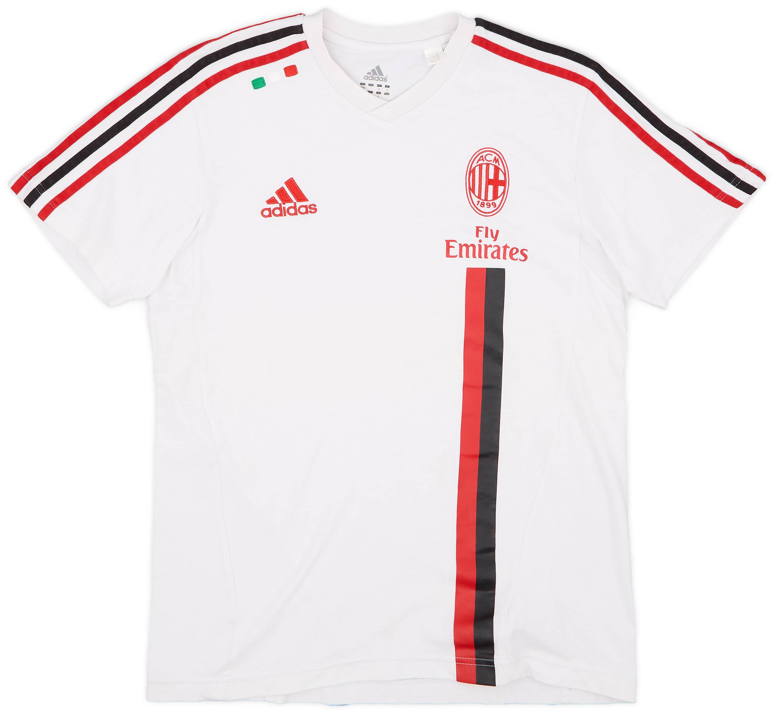 2011-12 AC Milan adidas Cotton Tee - 9/10 - (M)