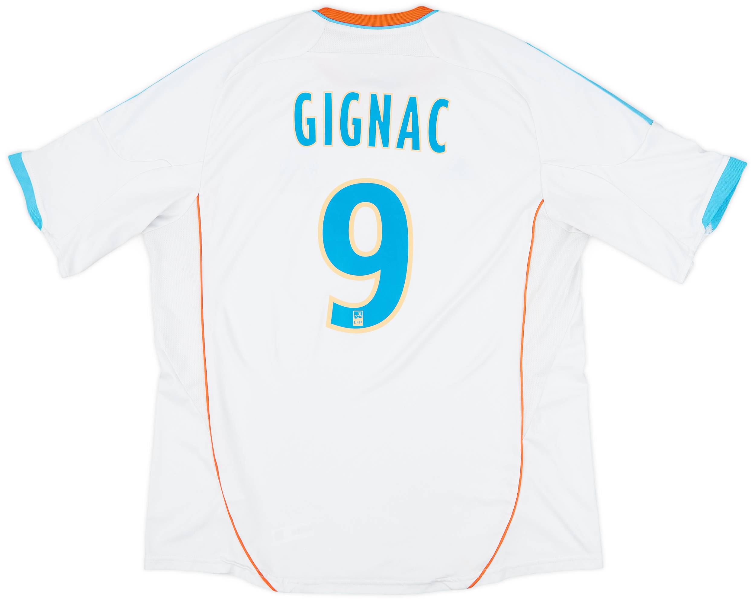 2012-13 Olympique Marseille Home Shirt Gignac #9 - 7/10 - (XL)