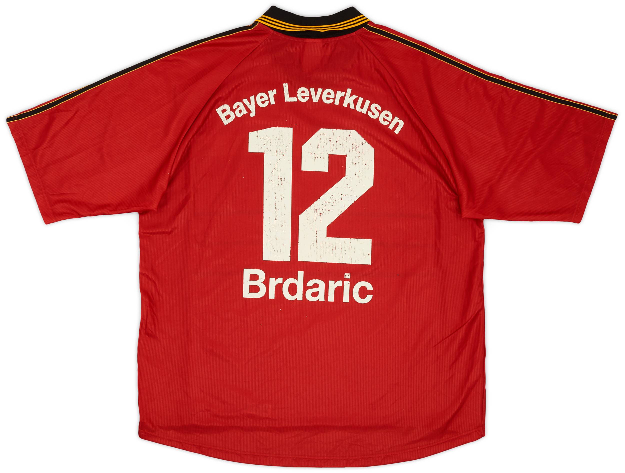 1998-00 Bayer Leverkusen Home Shirt Brdaric #12 - 5/10 - (XL)