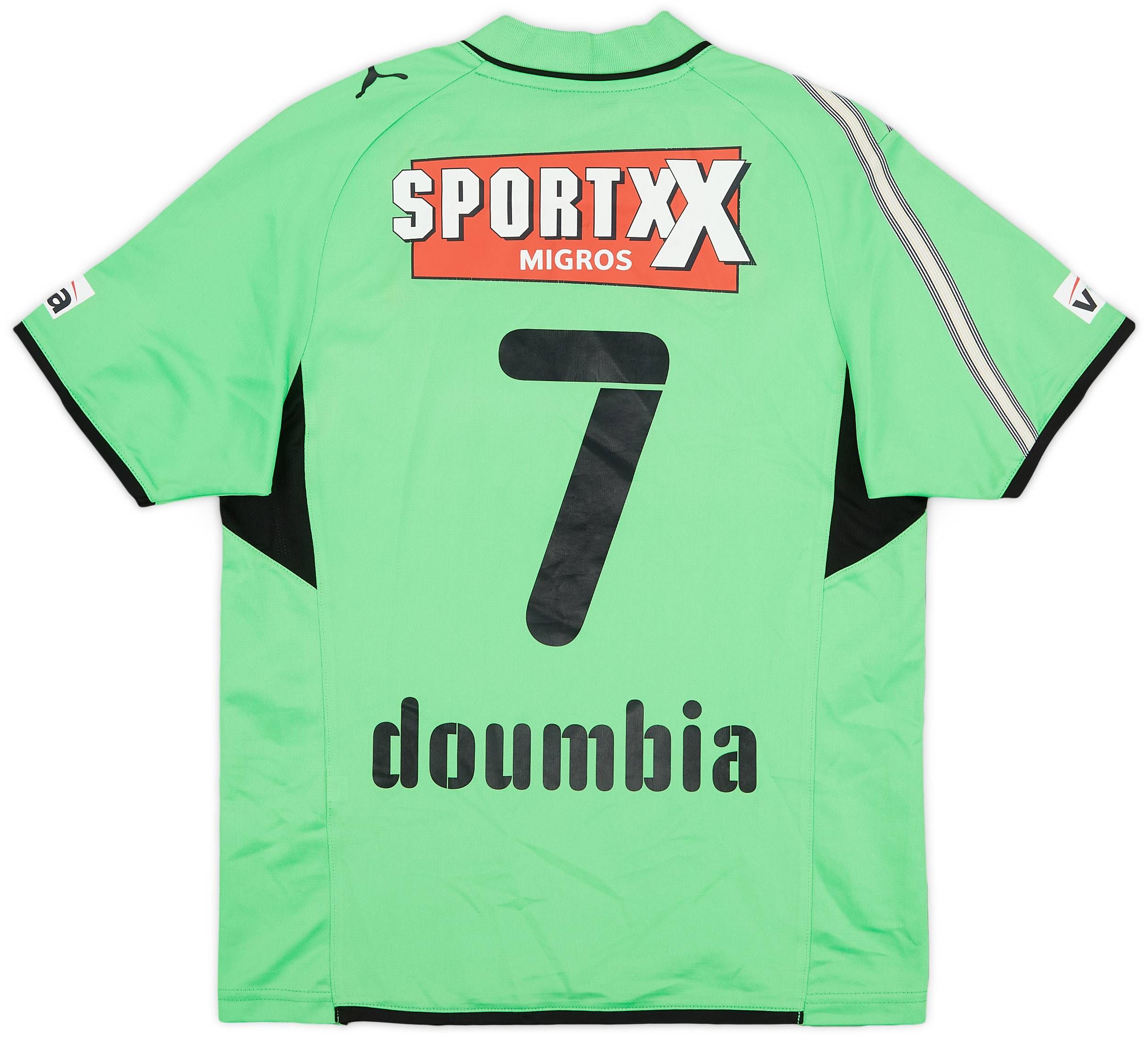 2008-09 Young Boys Away Shirt Doumbia #7 - 8/10 - (M.Boys)