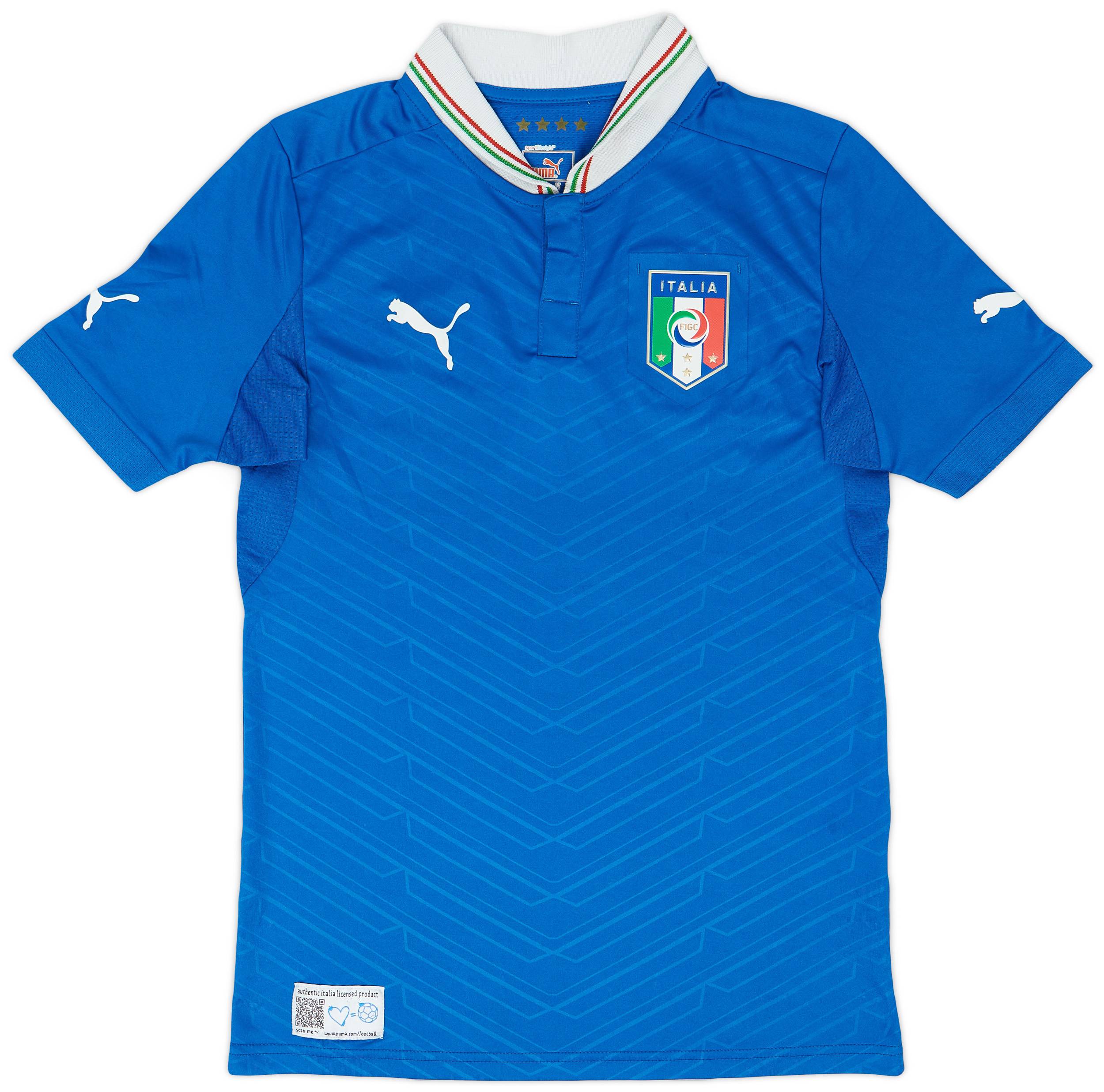 2012-13 Italy Home Shirt - 8/10 - (XS)