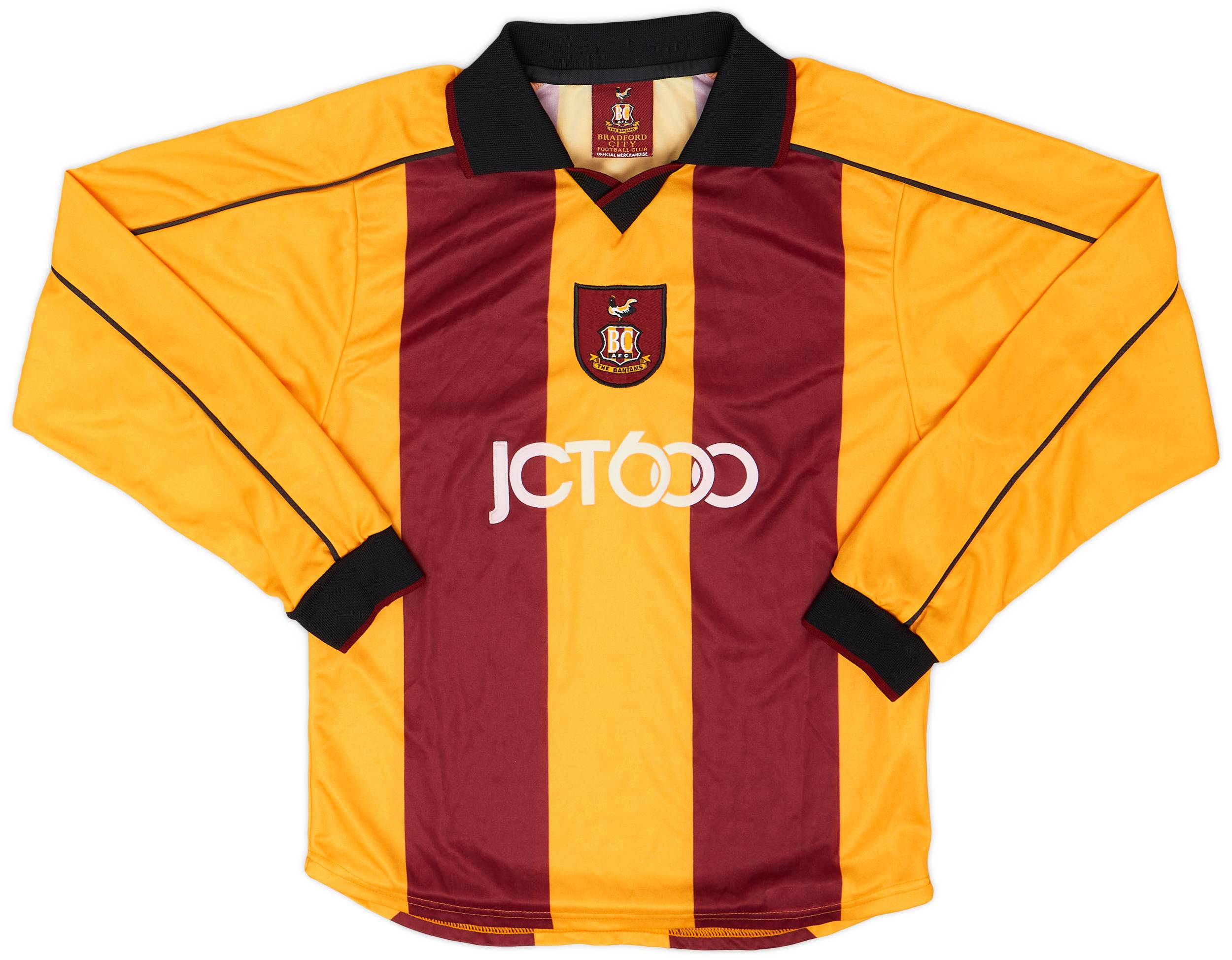 2001-03 Bradford City Home L/S Shirt - 9/10 - (L.Boys)