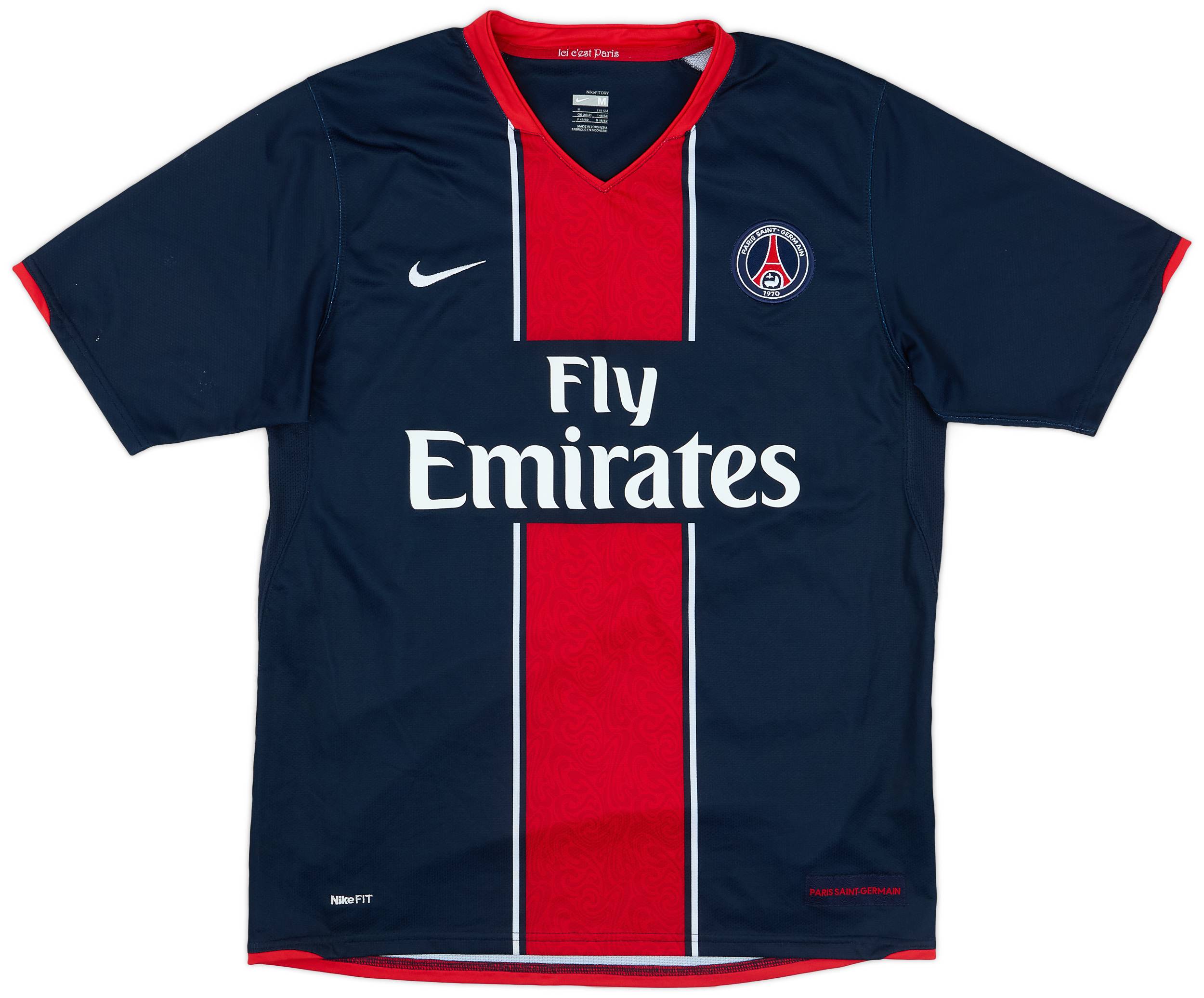 2007-08 Paris Saint-Germain Home Shirt - 6/10 - (M)