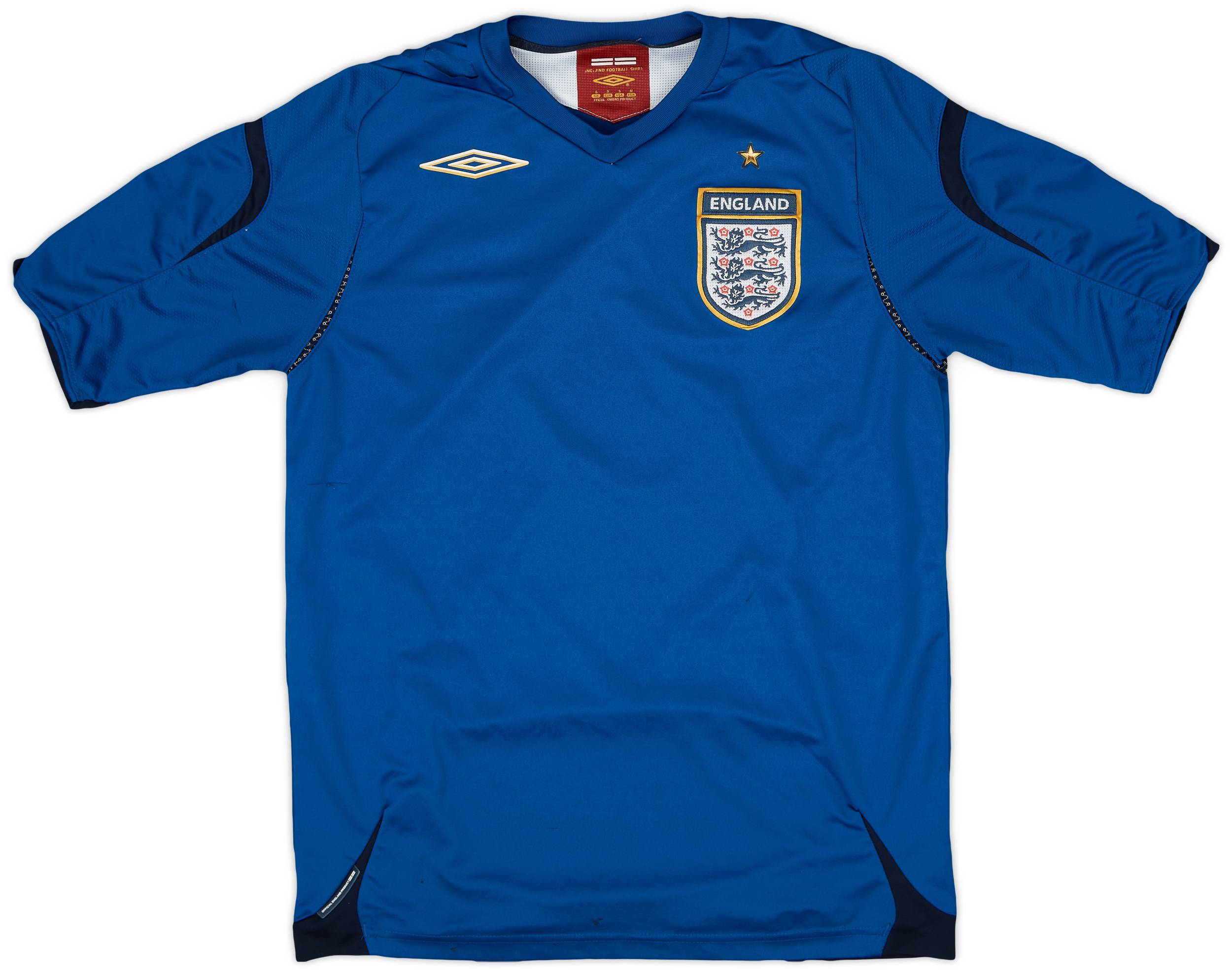 2006-08 England GK S/S Shirt - 9/10 - (S)