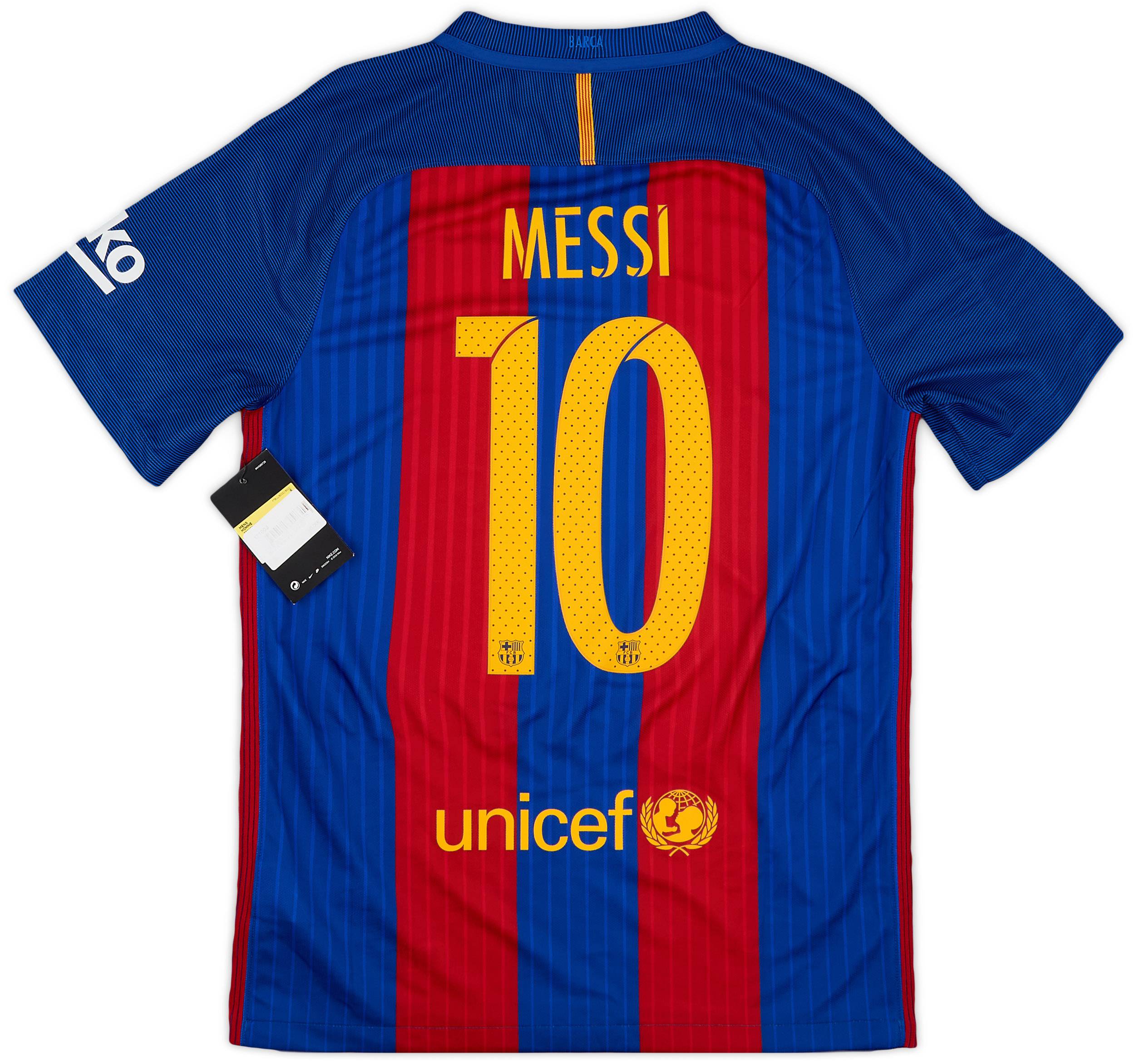 2016-17 Barcelona Home Shirt Messi #10 (S)
