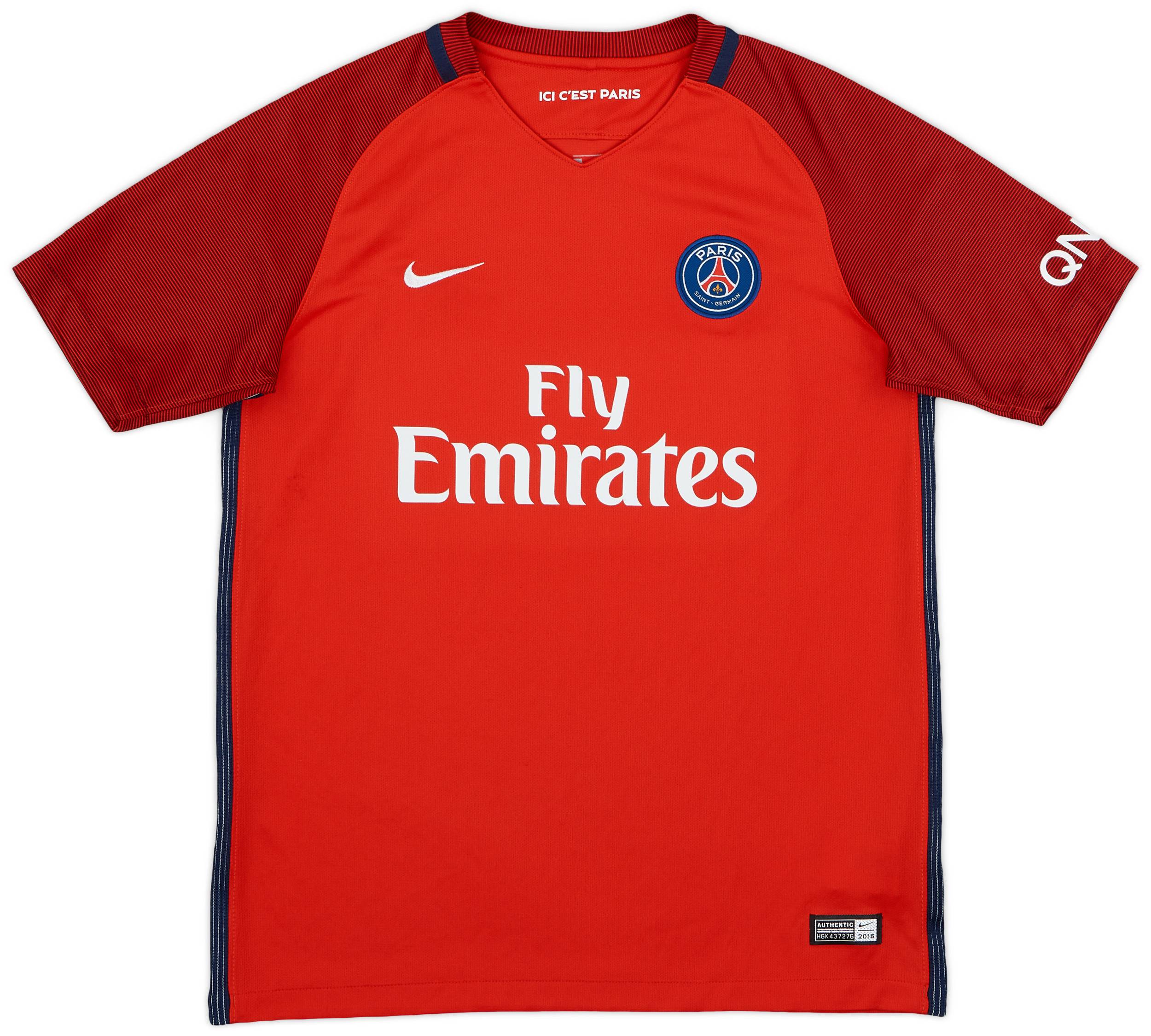 2016-17 Paris Saint-Germain Away Shirt - 9/10 - (XL.Boys)