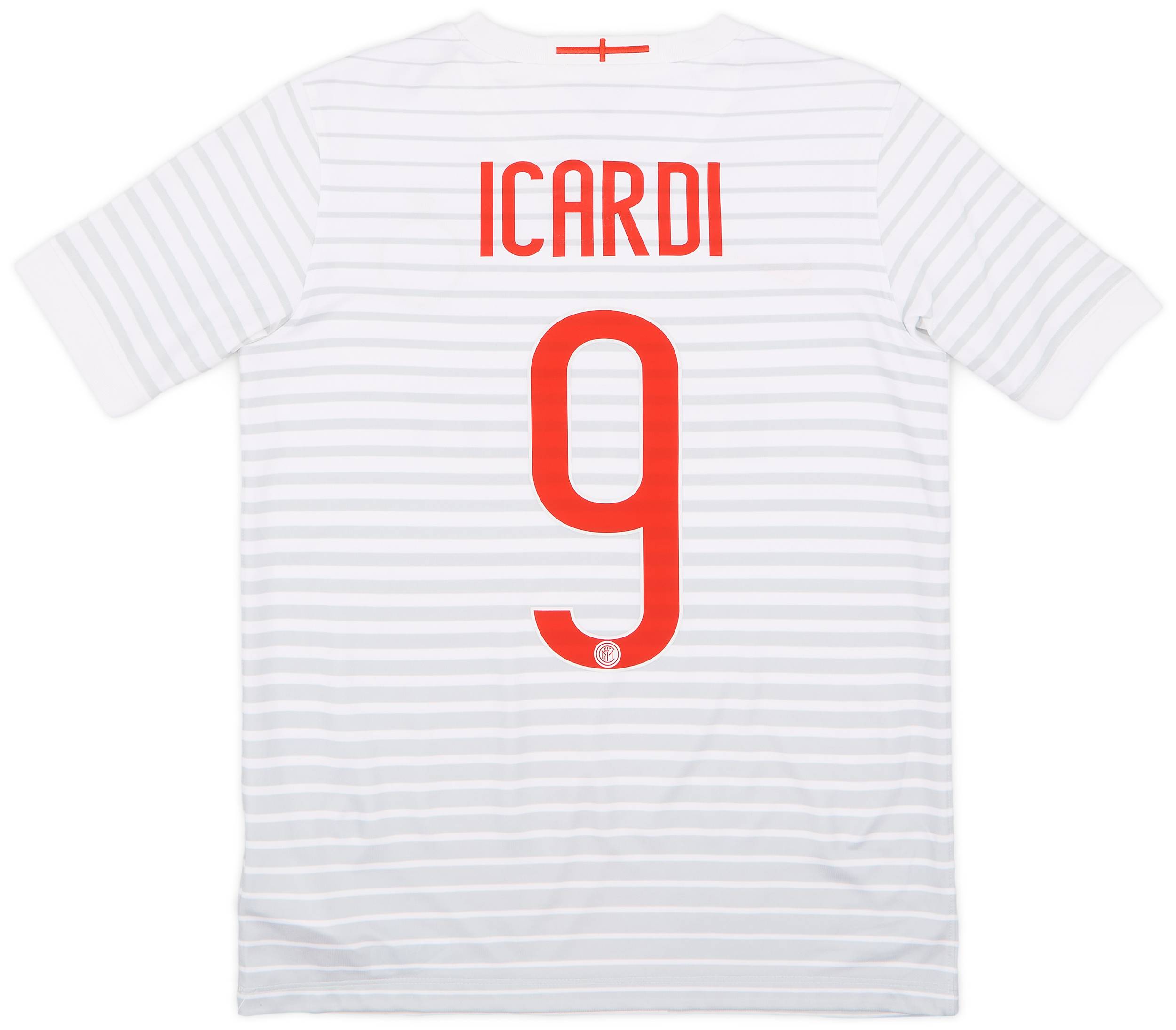 2014-15 Inter Milan Away Shirt Icardi #9 - 9/10 - (XL.Boys)