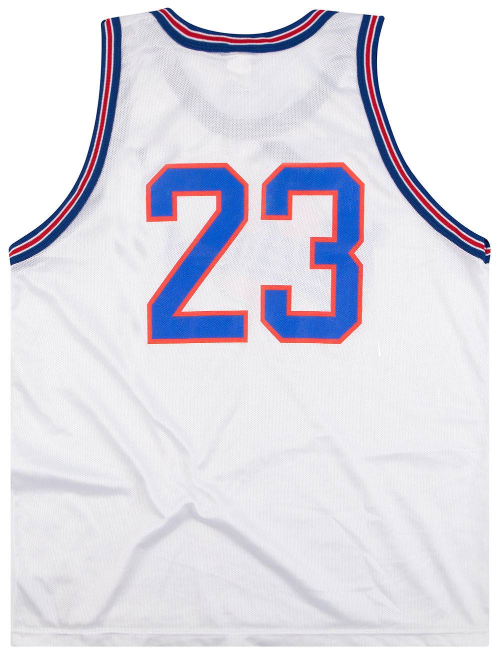 Champion Tune Squad Jersey XL ホワイト 1996 Space Jam Tune Squad Jordan #23 Champion Jersey XL