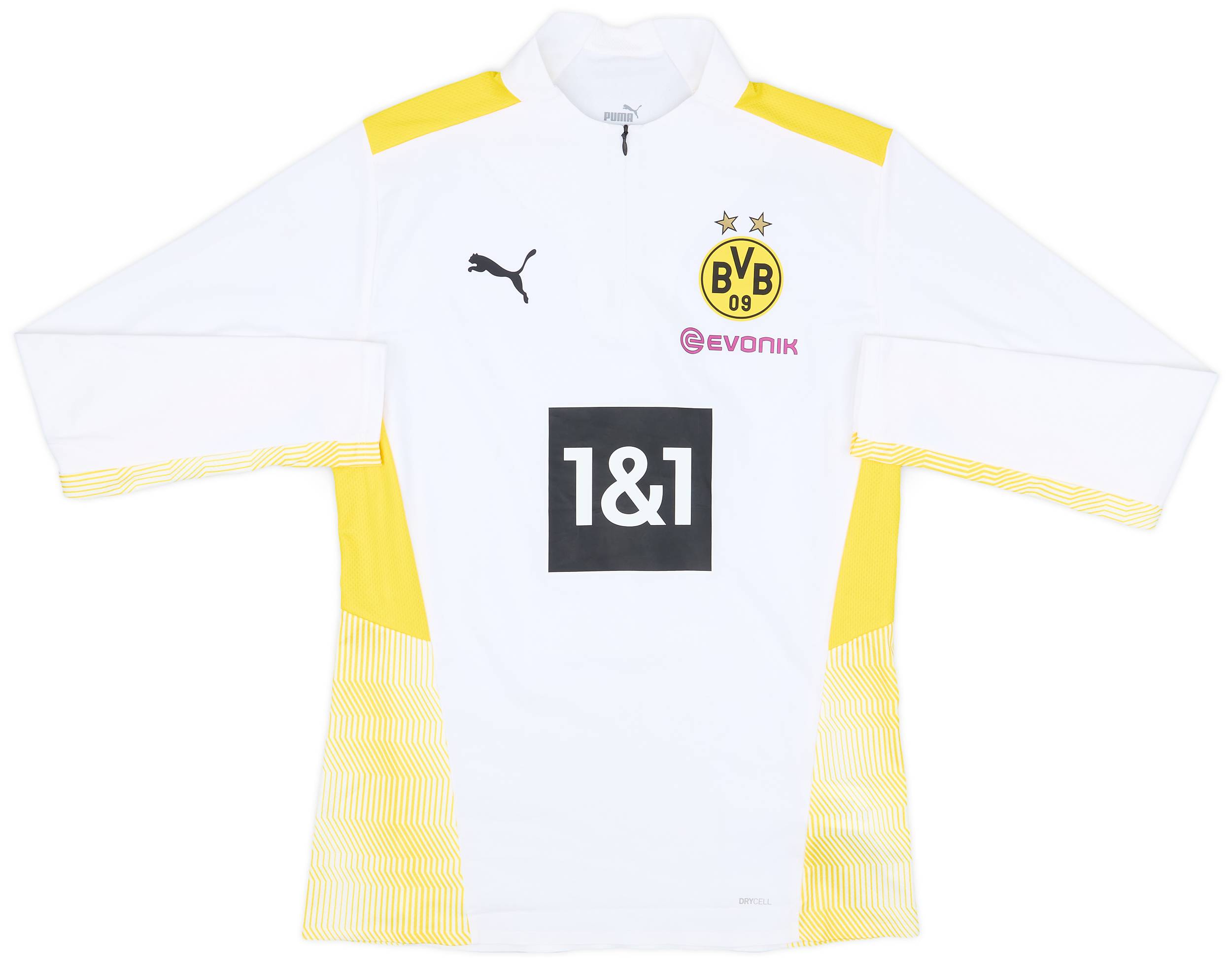 2021-22 Borussia Dortmund Puma 1/4 Zip Training Top - 9/10 - (M)